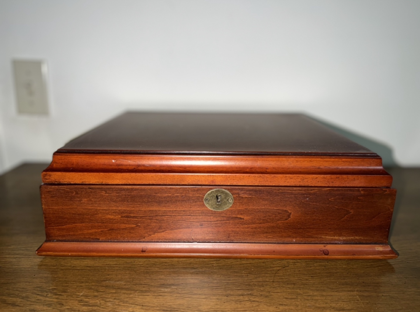 Brand New-Wooden Jewellery Box with Lock - photo 2