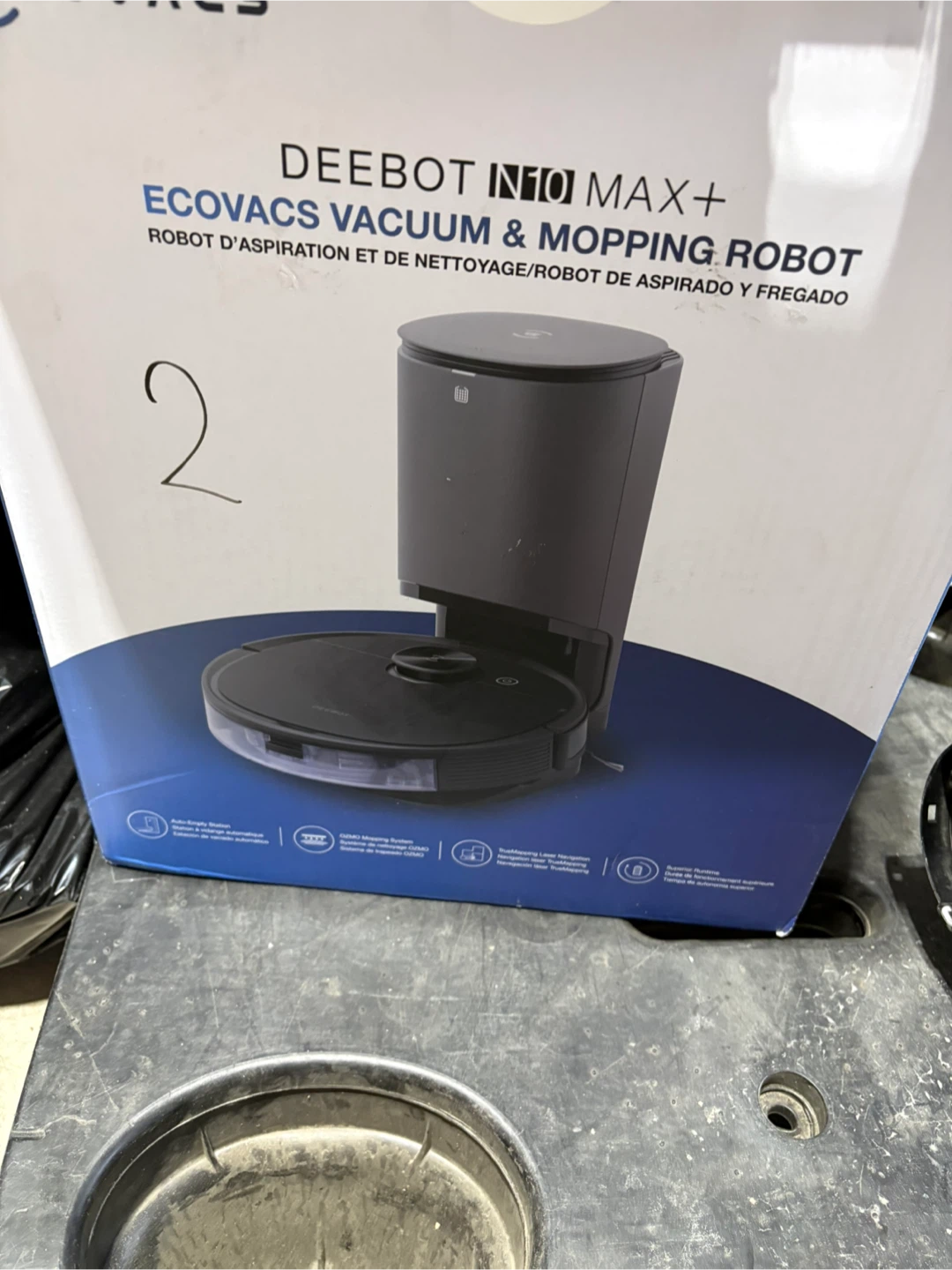 ECOVACS DEEBOT N10 Max+ Robot Vacuum & Mop – Brand New