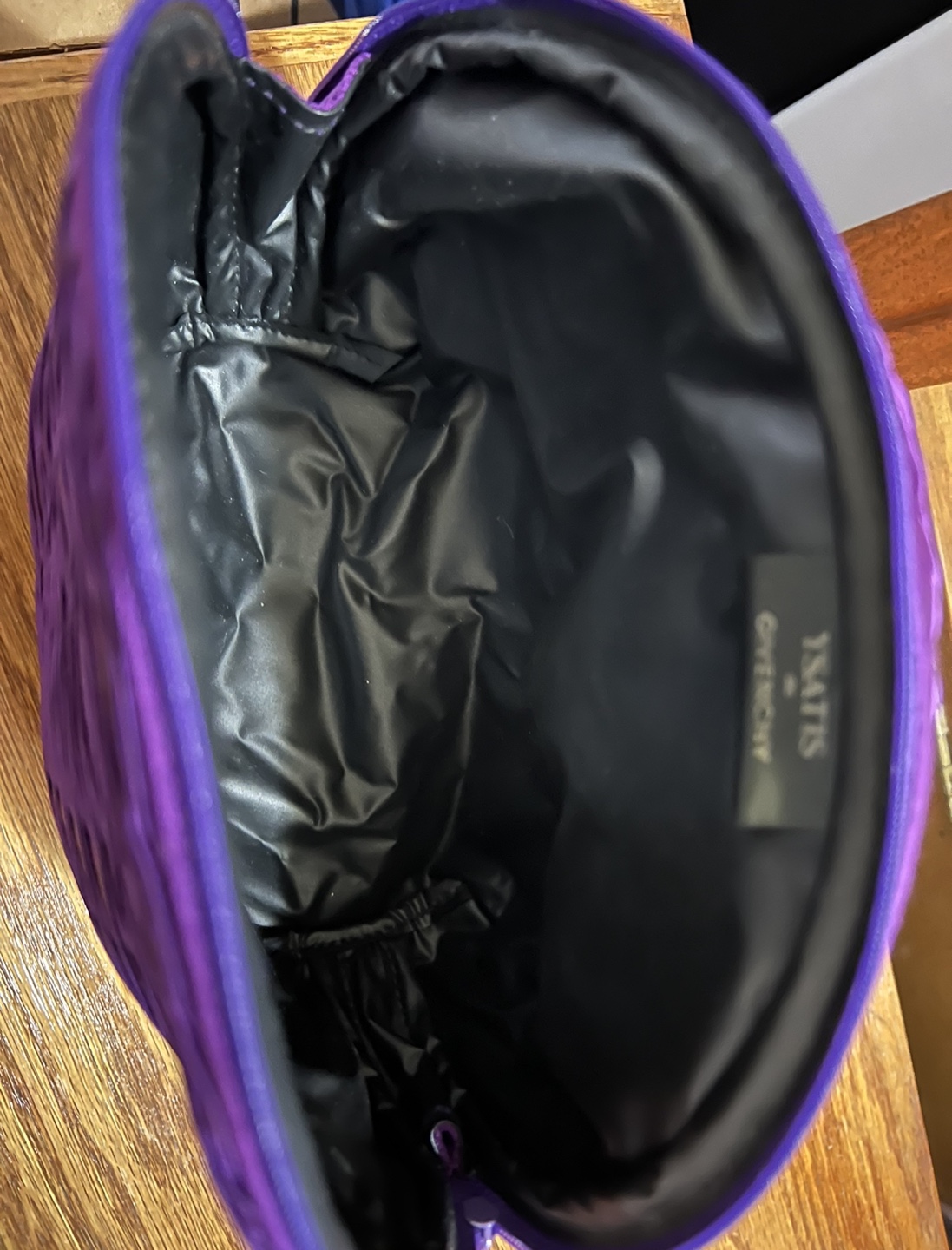 Brand New-Givenchy Purple Cosmetic Bag - photo 2