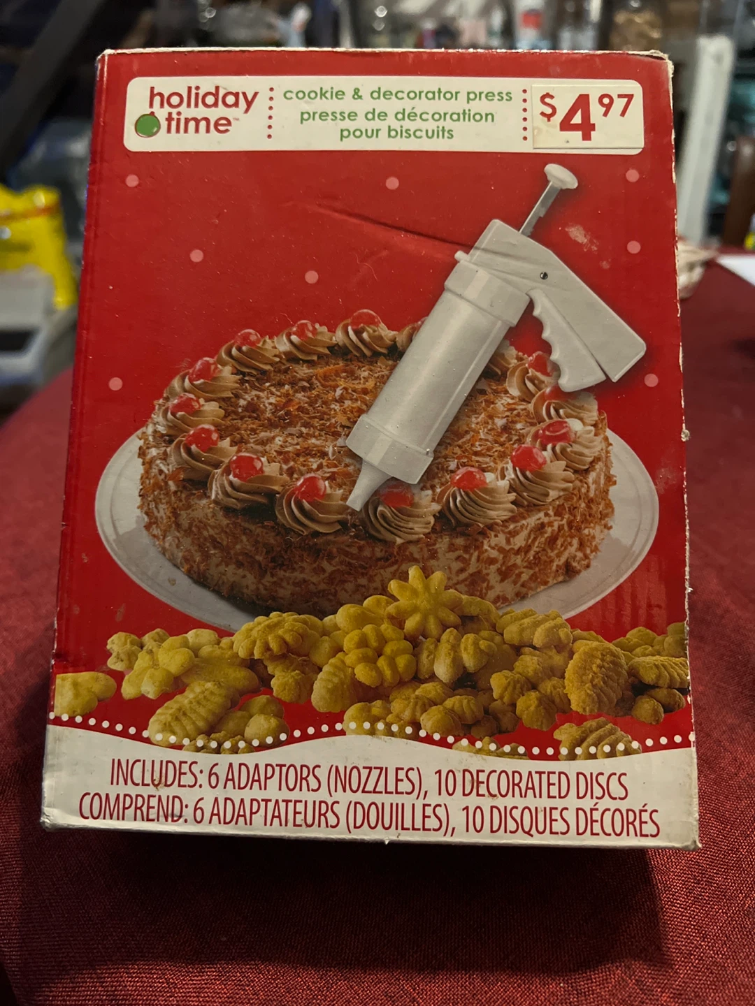 Holiday Time Cookie & Decorator Press