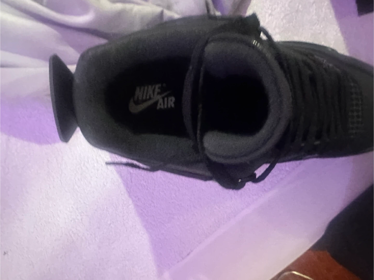 Air Jordan 4 Retro Black/Black-Light Graphite - photo 2