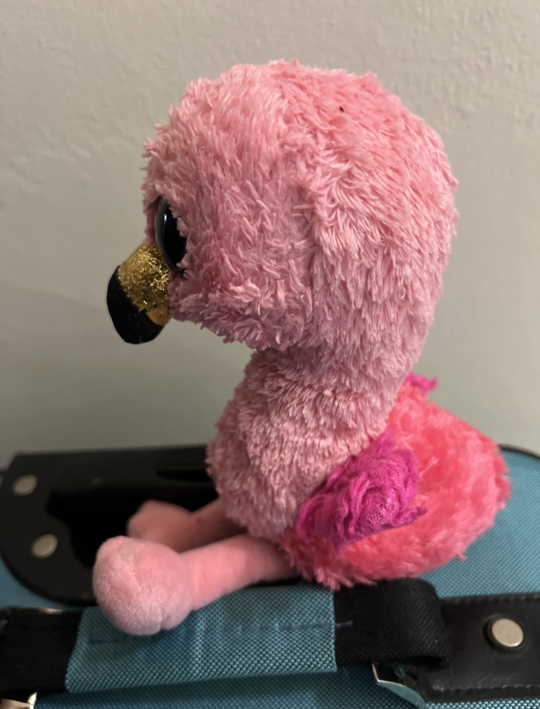 Pink Sequin Beak Flamingo Plush Toy - photo 2