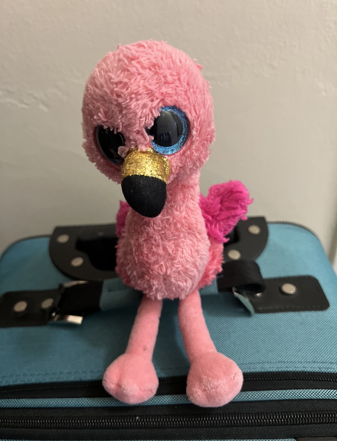 Pink Sequin Beak Flamingo Plush Toy