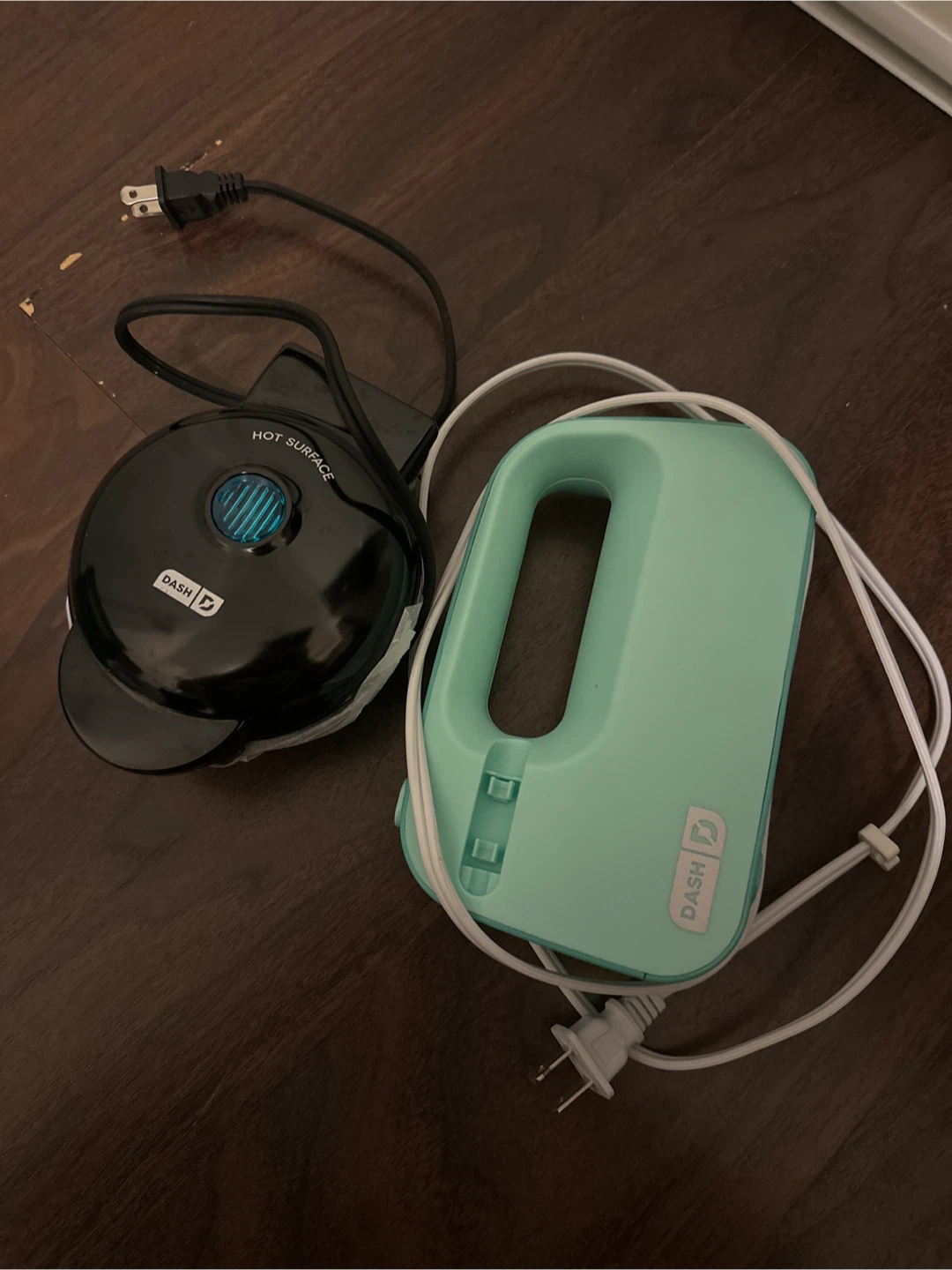 Dash Mini Waffle Maker & Hand Mixer Set