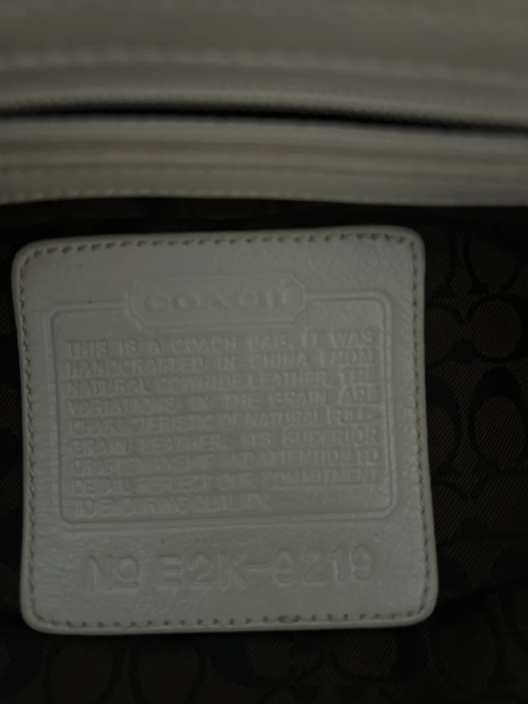 Coach White Leather Hobo Handbag - photo 4