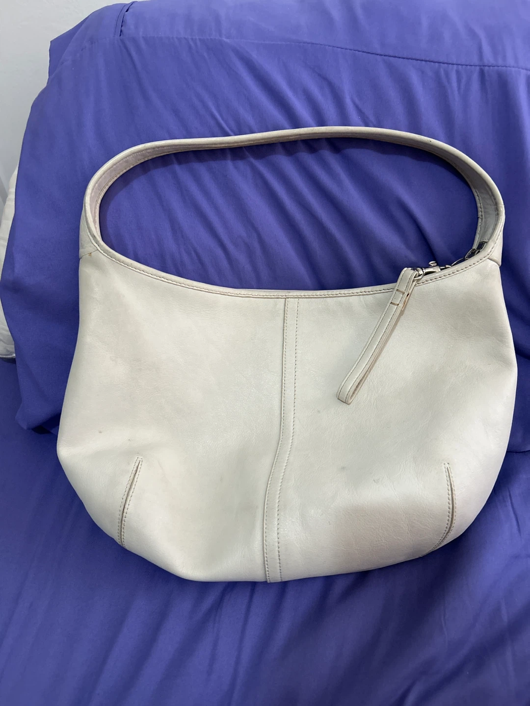 Coach White Leather Hobo Handbag - photo 3