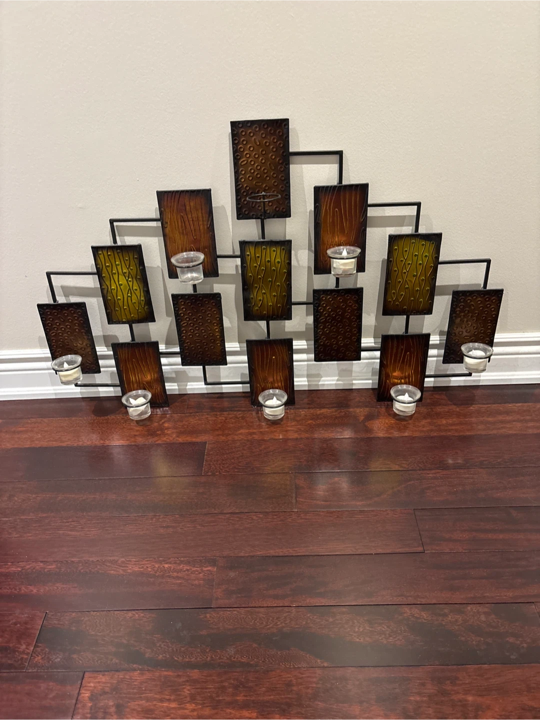 Metal Wall Sconce Candle Holder
