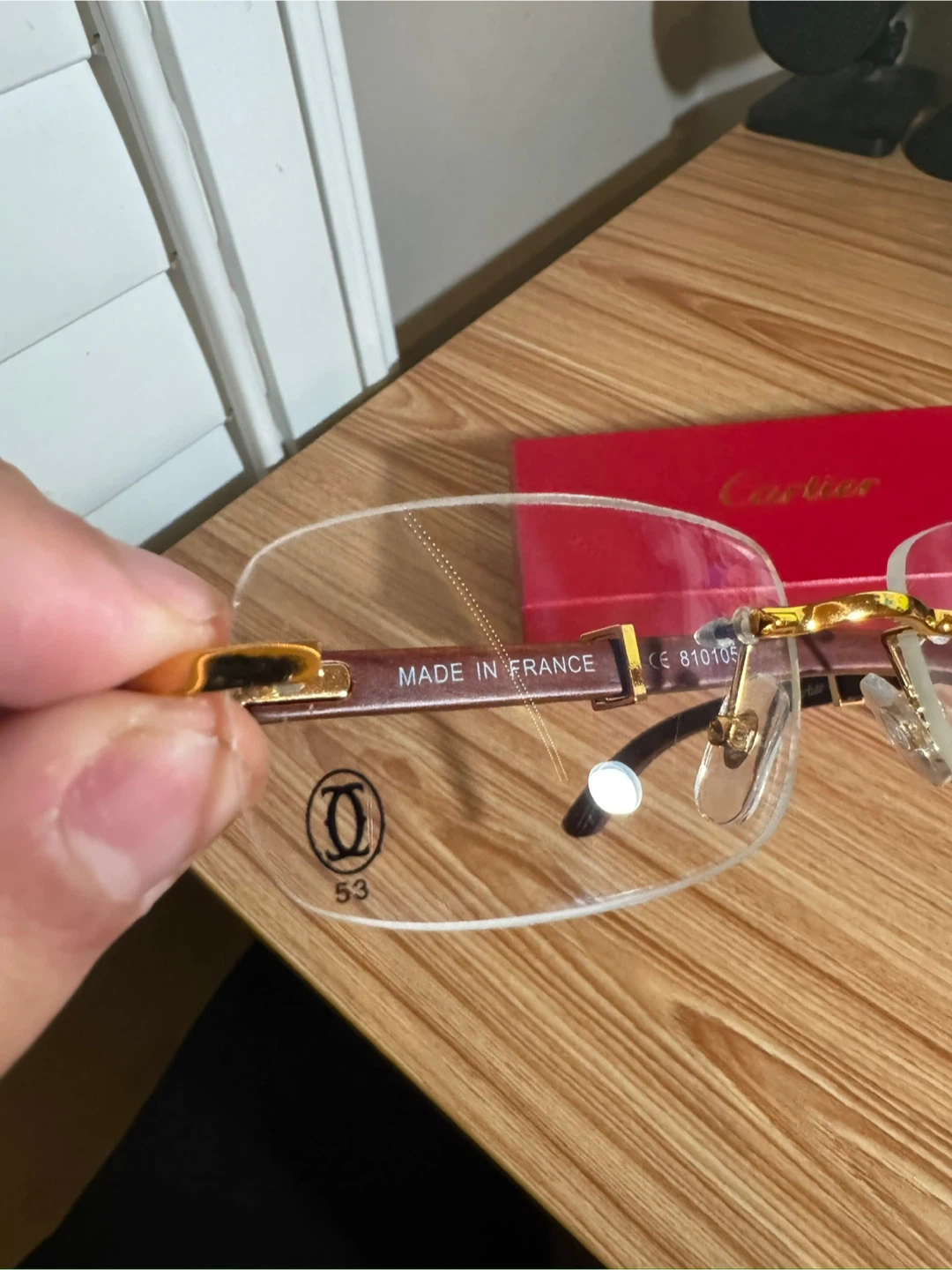 Cartier Rimless Eyeglasses - Made in France - photo 4