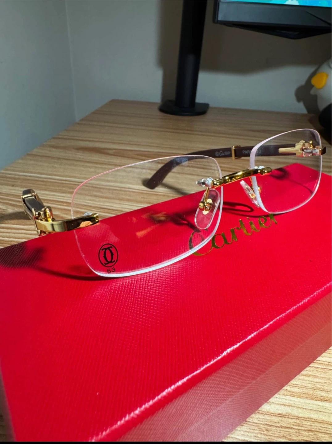 Cartier Rimless Eyeglasses - Made in France