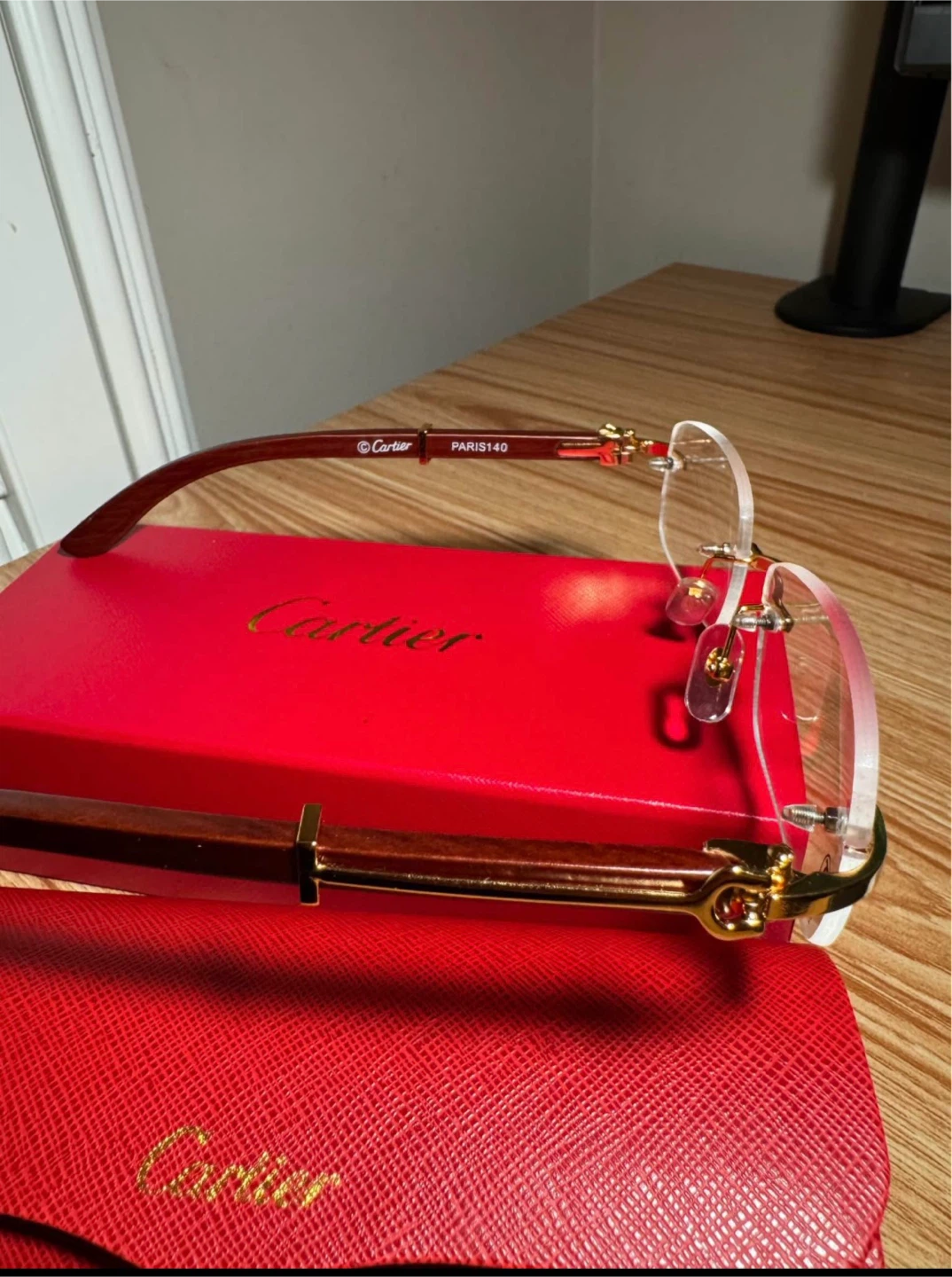 Cartier Rimless Eyeglasses - Made in France - photo 3