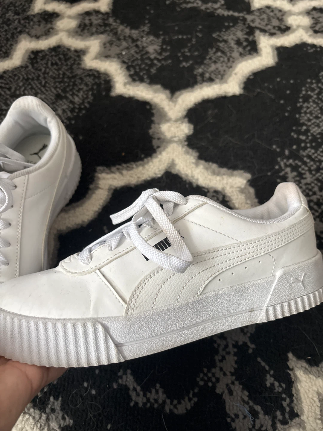 Puma White Leather Sneakers - photo 2