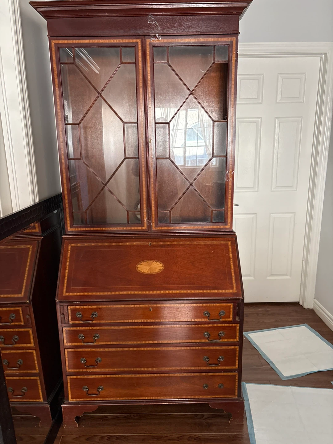 Antique Secretary Desk with Hutch