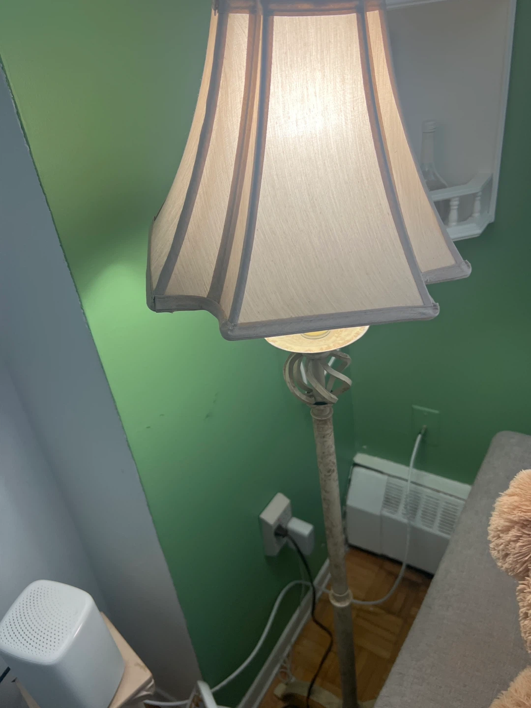 Cream Fabric Shade Floor Lamp - photo 5