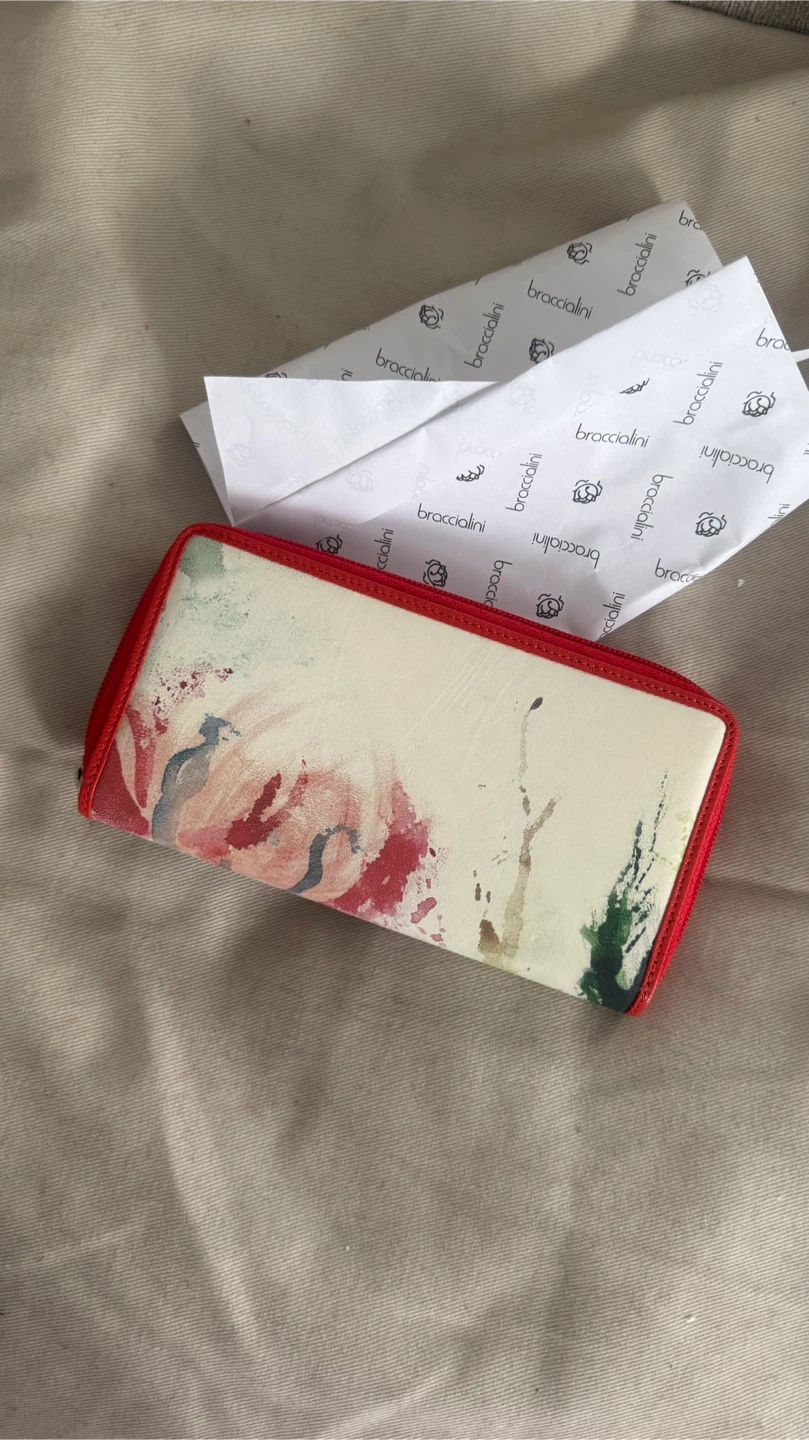 Braccialini Floral Print Wallet