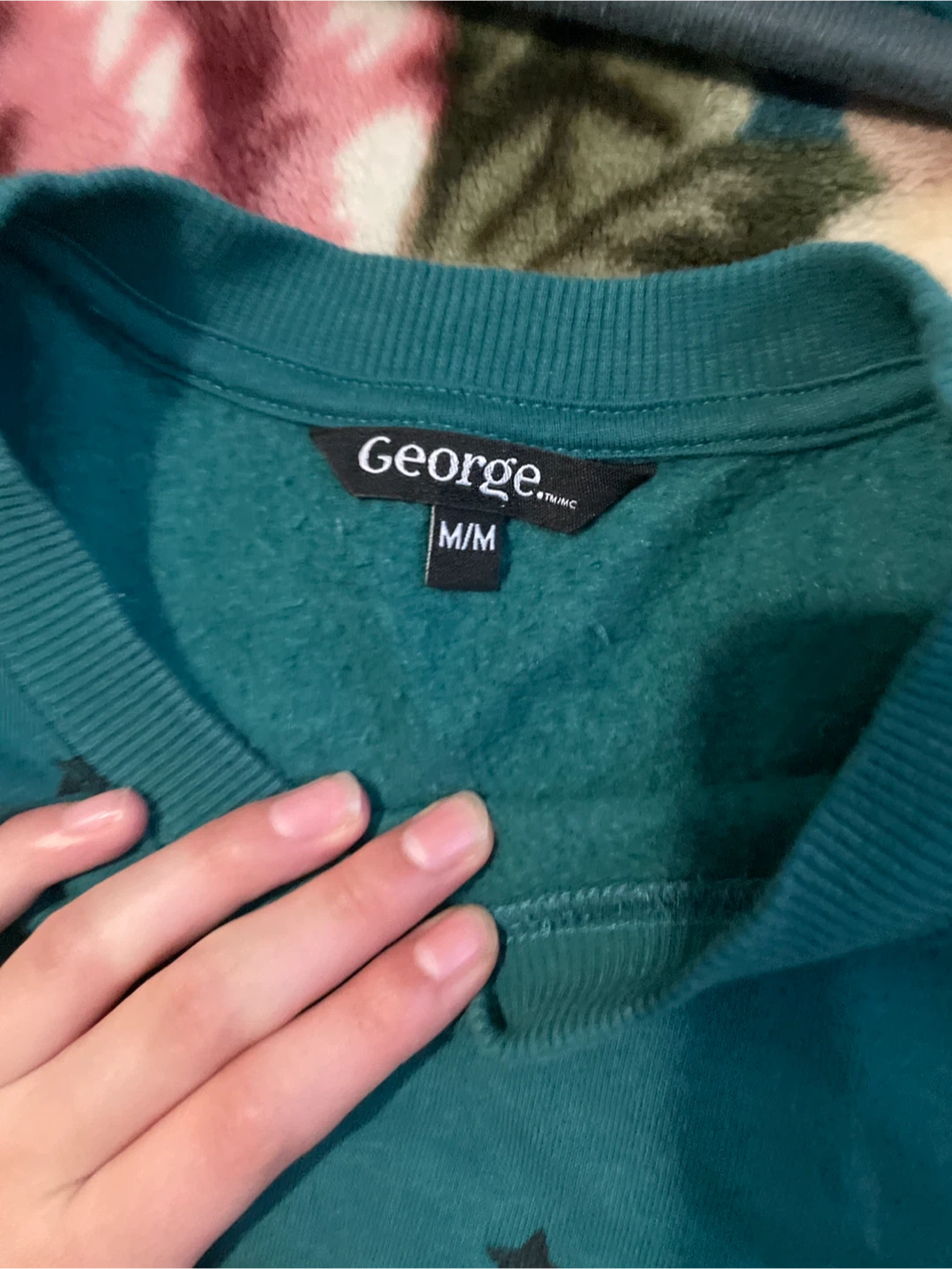George Teal Star Print Sweatshirt M/M - photo 2