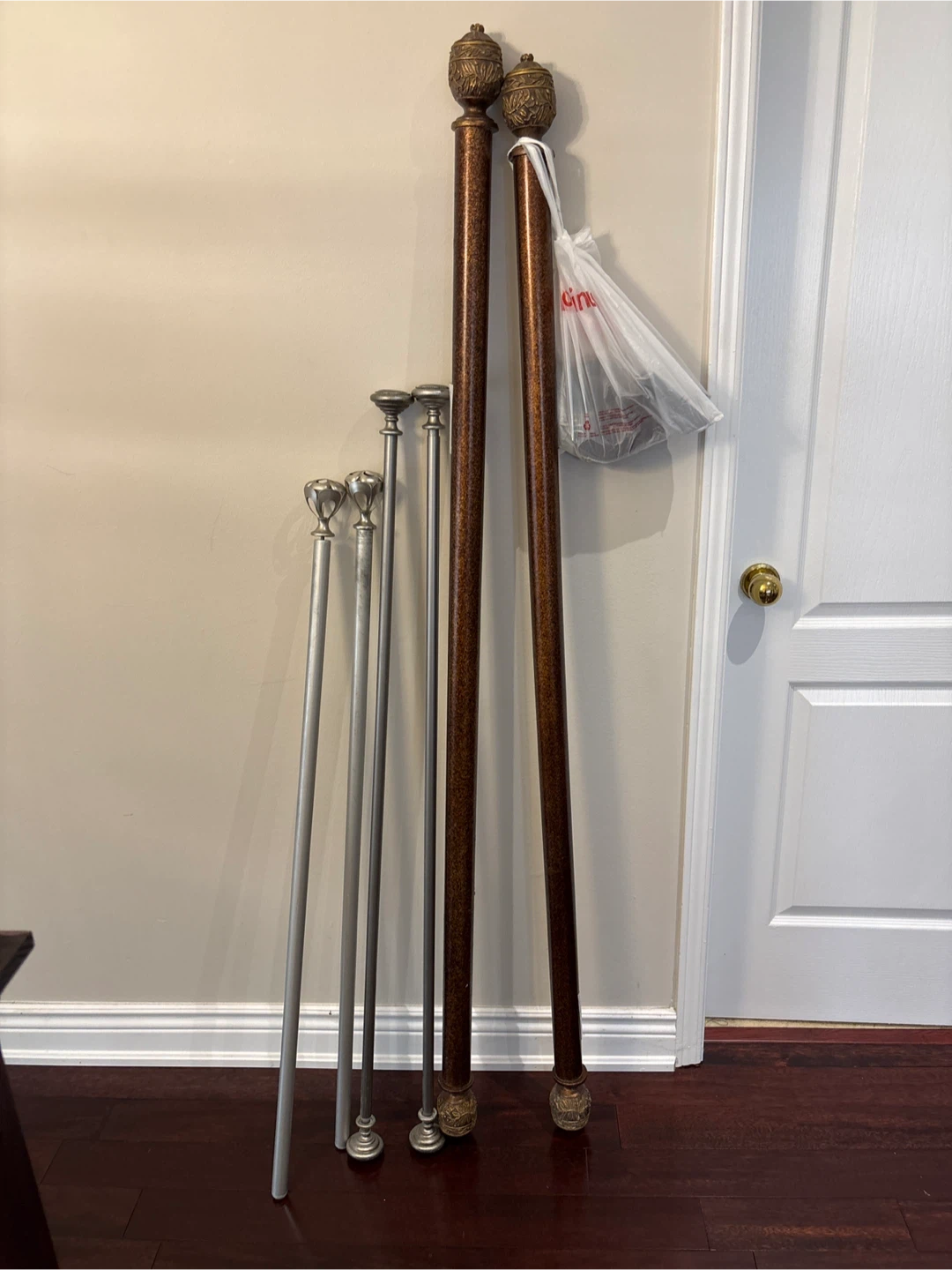 Set of Decorative Curtain Rods