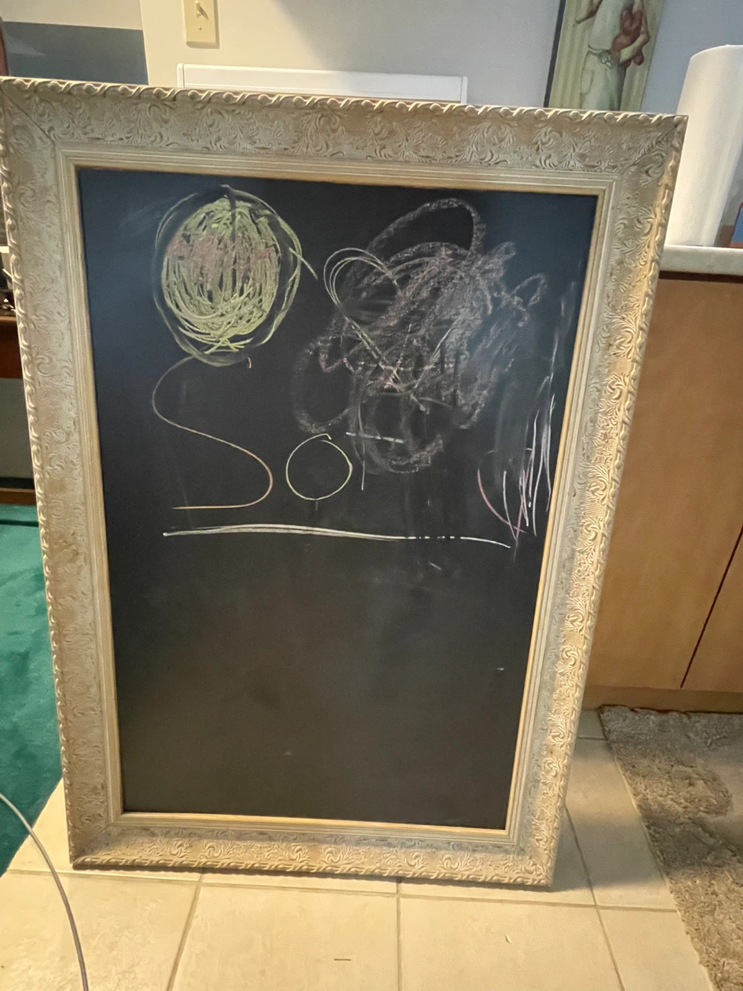 Decorative Framed Chalkboard