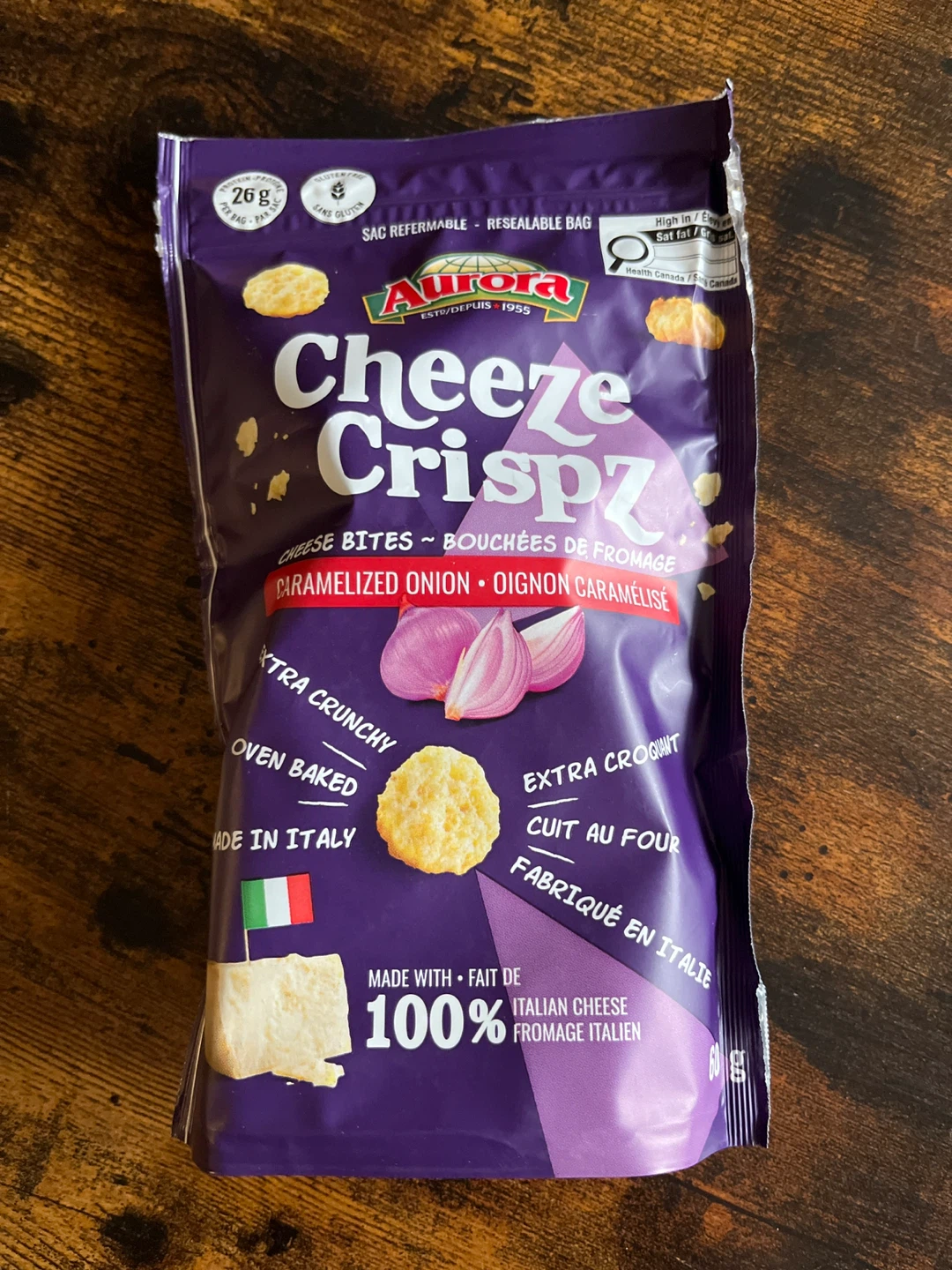 Aurora Cheeze Crispz Caramelized Onion