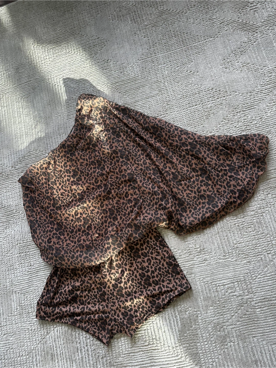 Fashion Nova One Shoulder Leopard Print Romper - photo 3