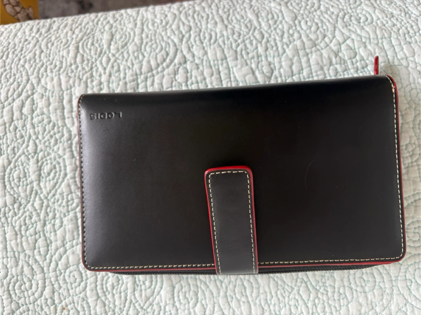 NEW Lodis Black Leather Zip Around Wallet - photo 5