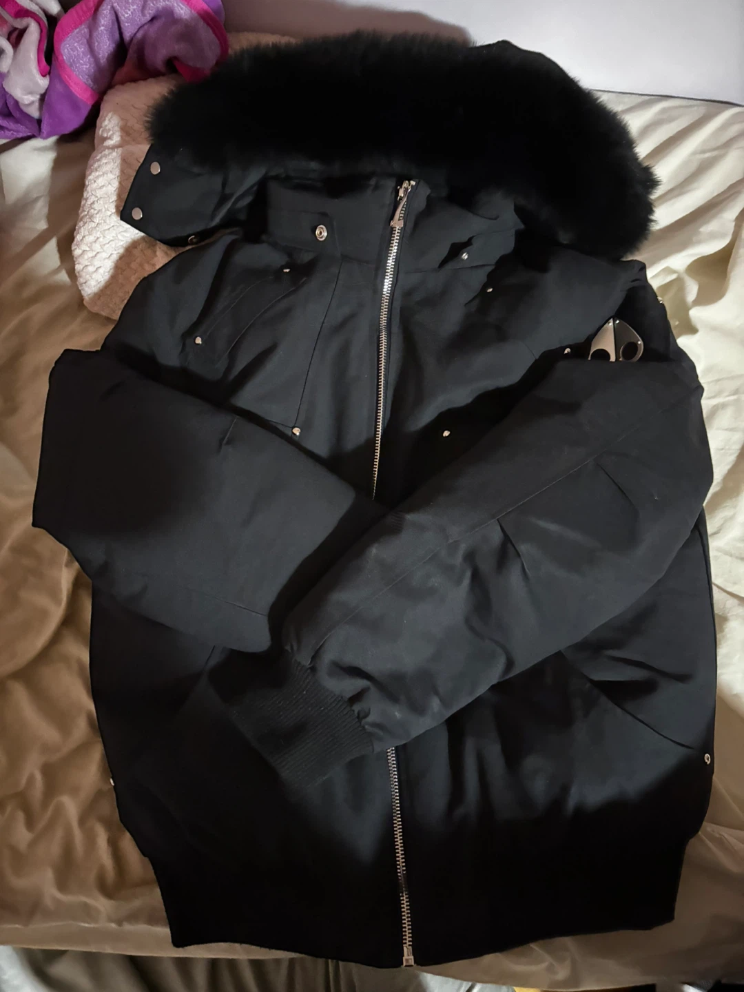 Moose Knuckles Down Filled Bomber Jacket - photo 3