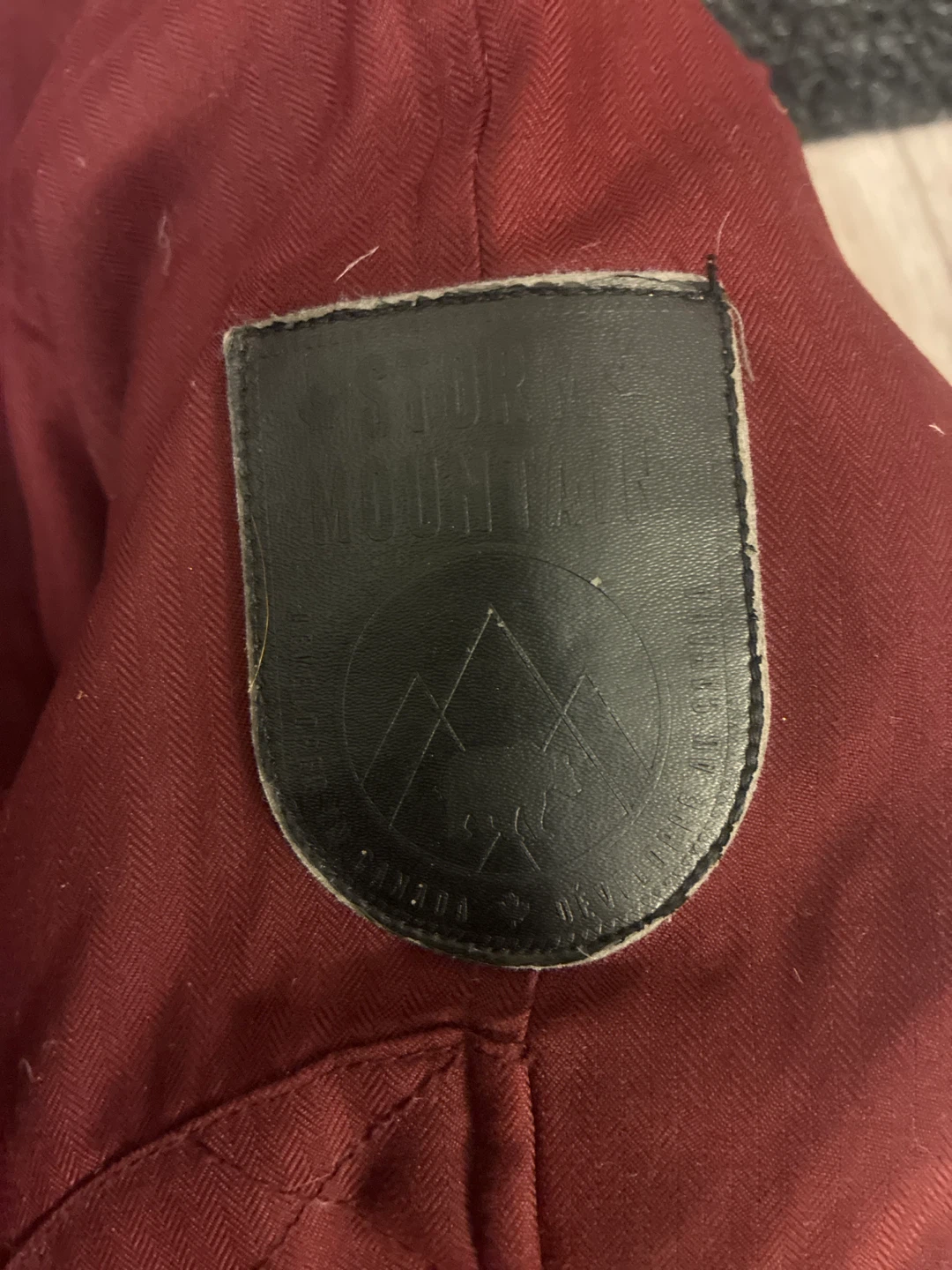 Storm Mountain Outerwear Jacket - Burgundy - Size S/P (7/8)