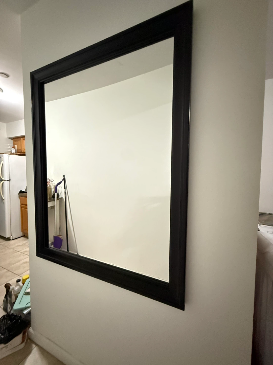 Black Framed Wall Mirror
