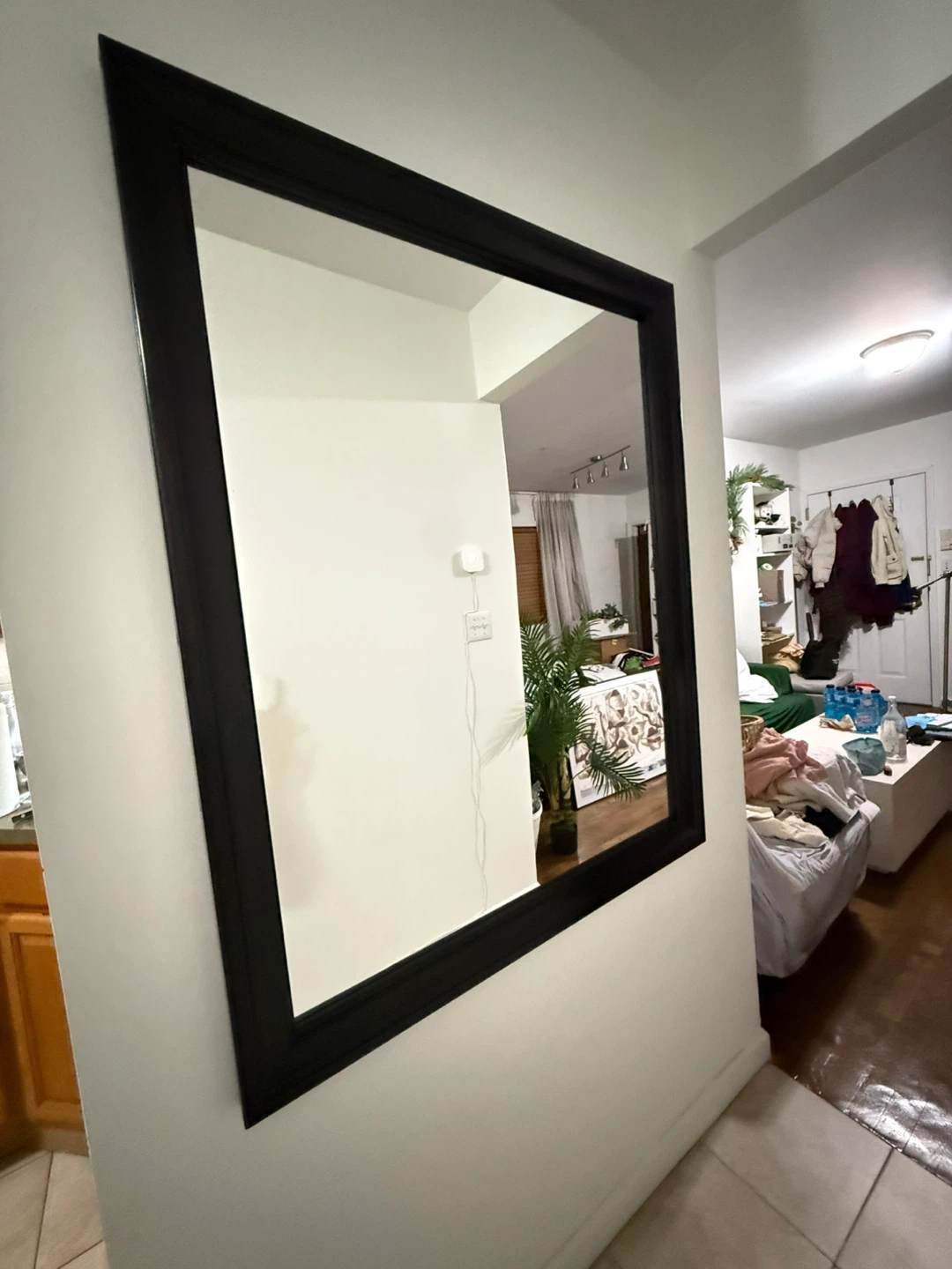 Black Framed Wall Mirror - photo 2
