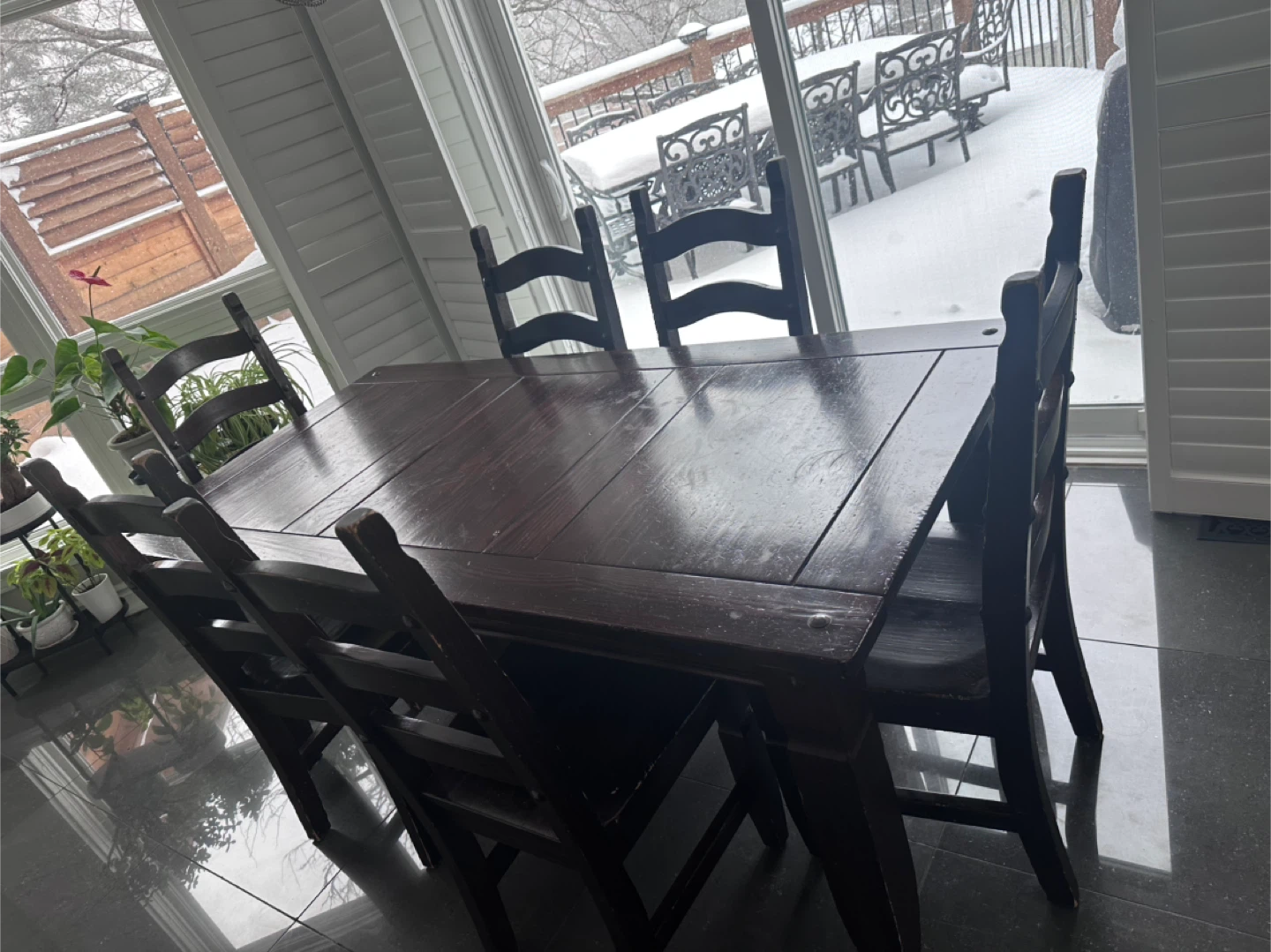 Pier 1 Imports Dining Table and Chairs Set - photo 3