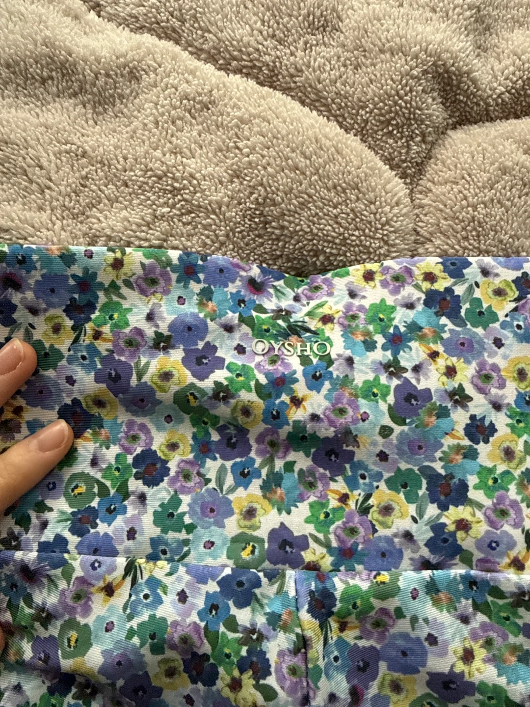 Oysho Floral Bike Gym Shorts - photo 4