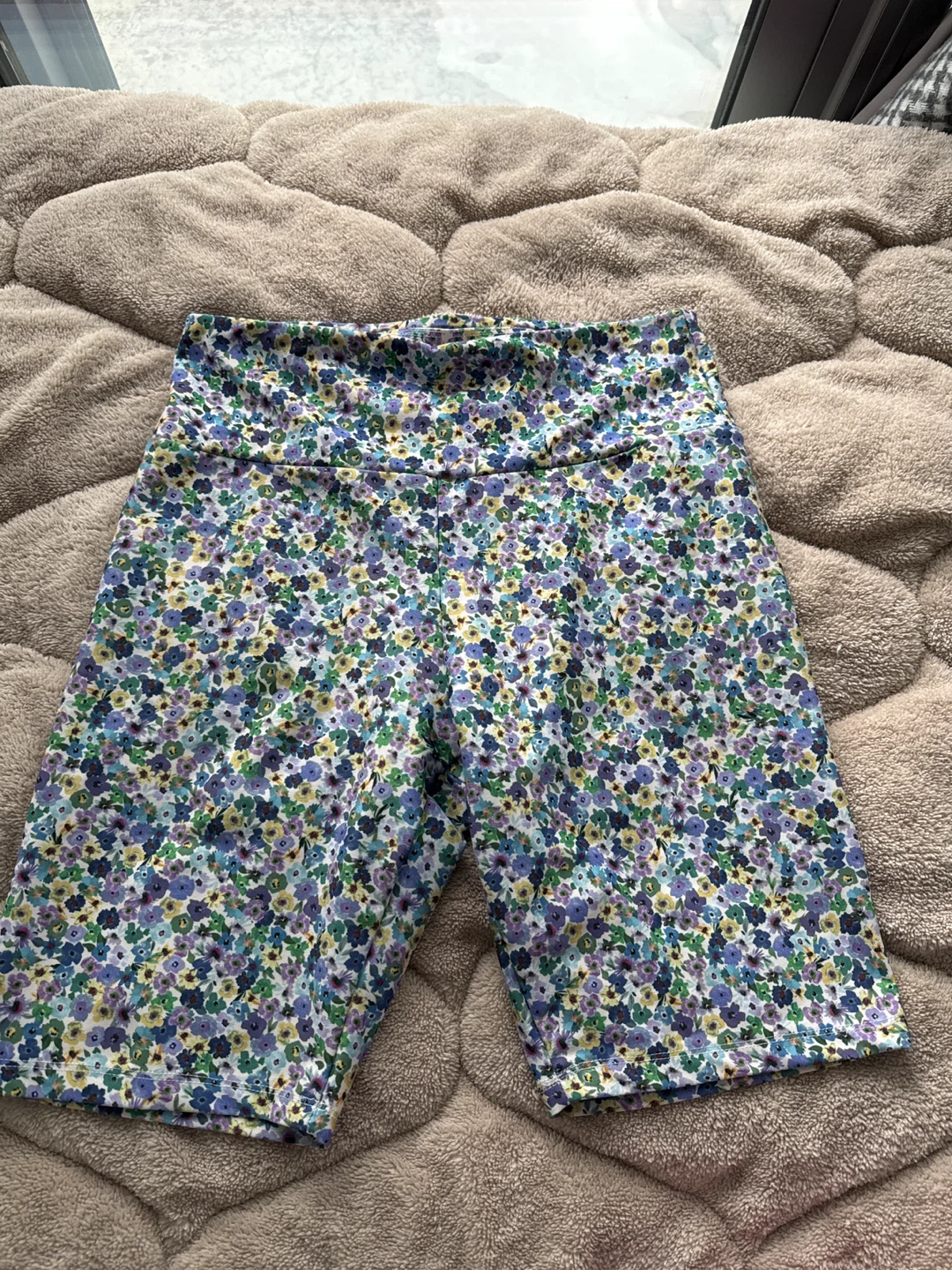 Oysho Floral Bike Gym Shorts