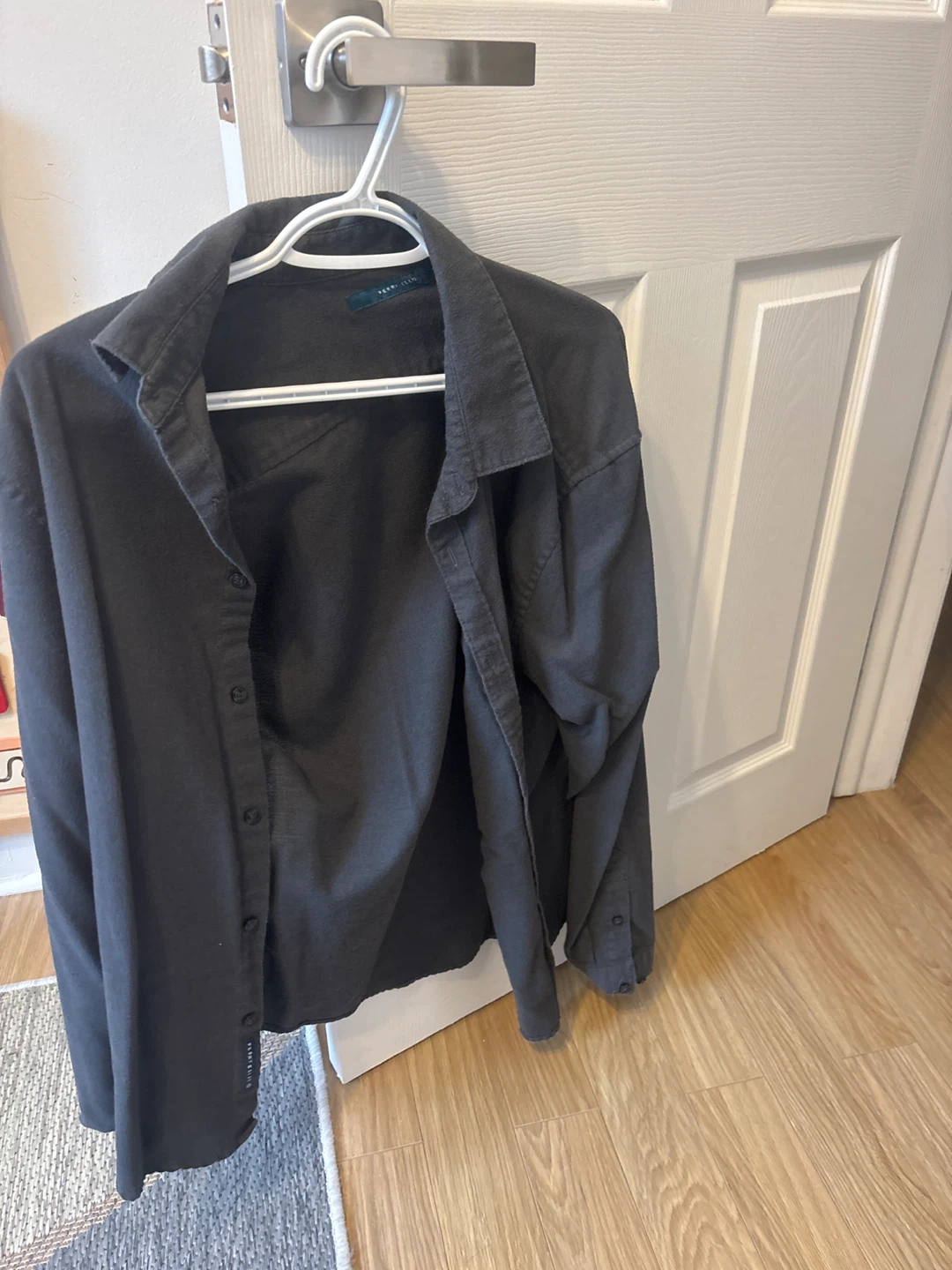 Perry Ellis Button-Up Shirt - Dark Grey