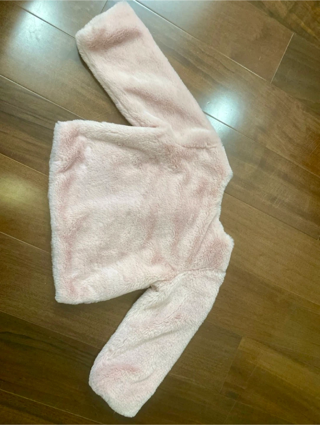 Calvin Klein Girls Pink Faux Fur Jacket - photo 2