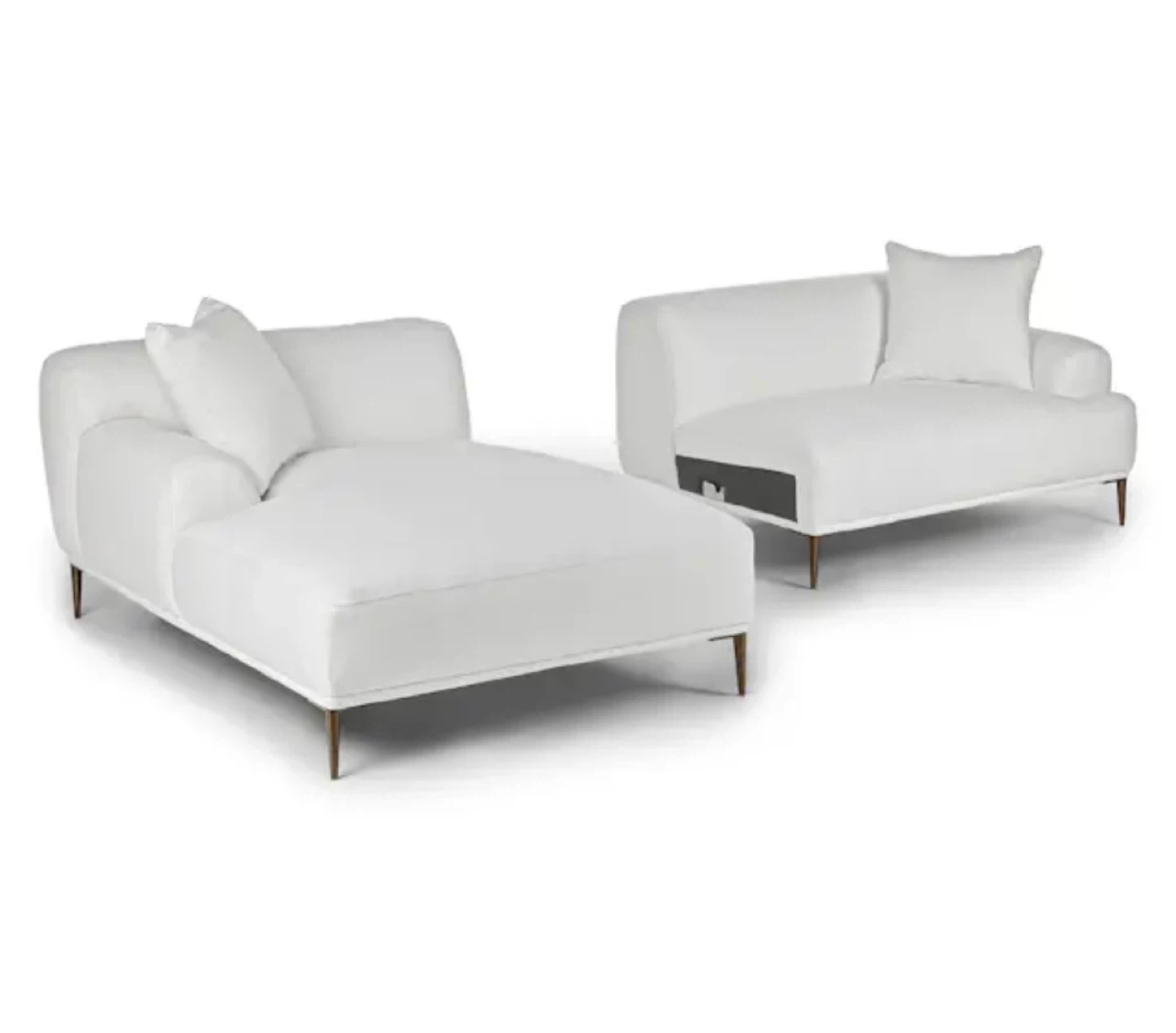 Moving sale! White Sectional Sofa with Chaise - photo 4