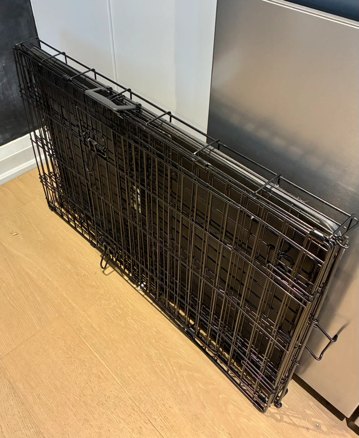 Large double door dog crate - photo 4