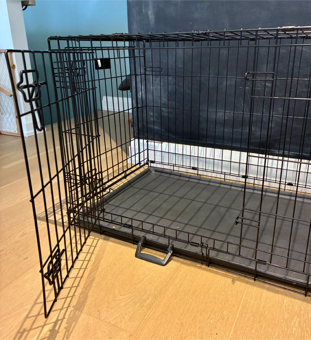 Large double door dog crate - photo 2