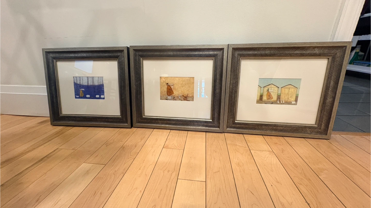 Set of 3 Framed Art Prints by Sam Toff - photo 2