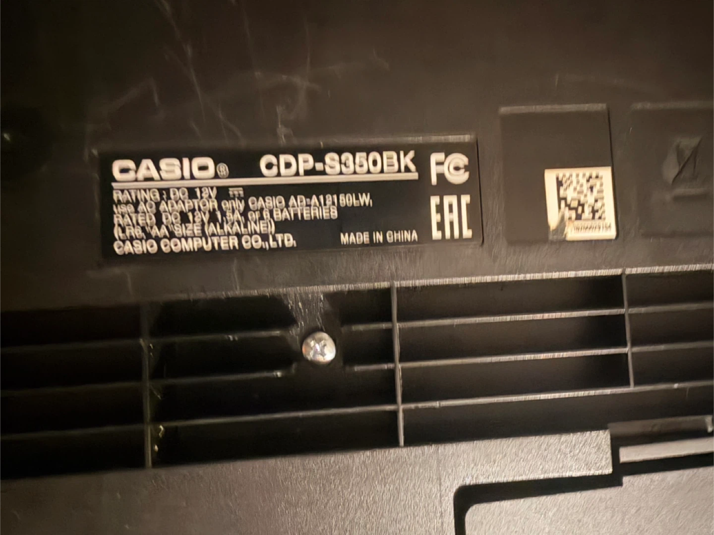 Casio CDP-S350BK Compact Digital Piano, Black - photo 2