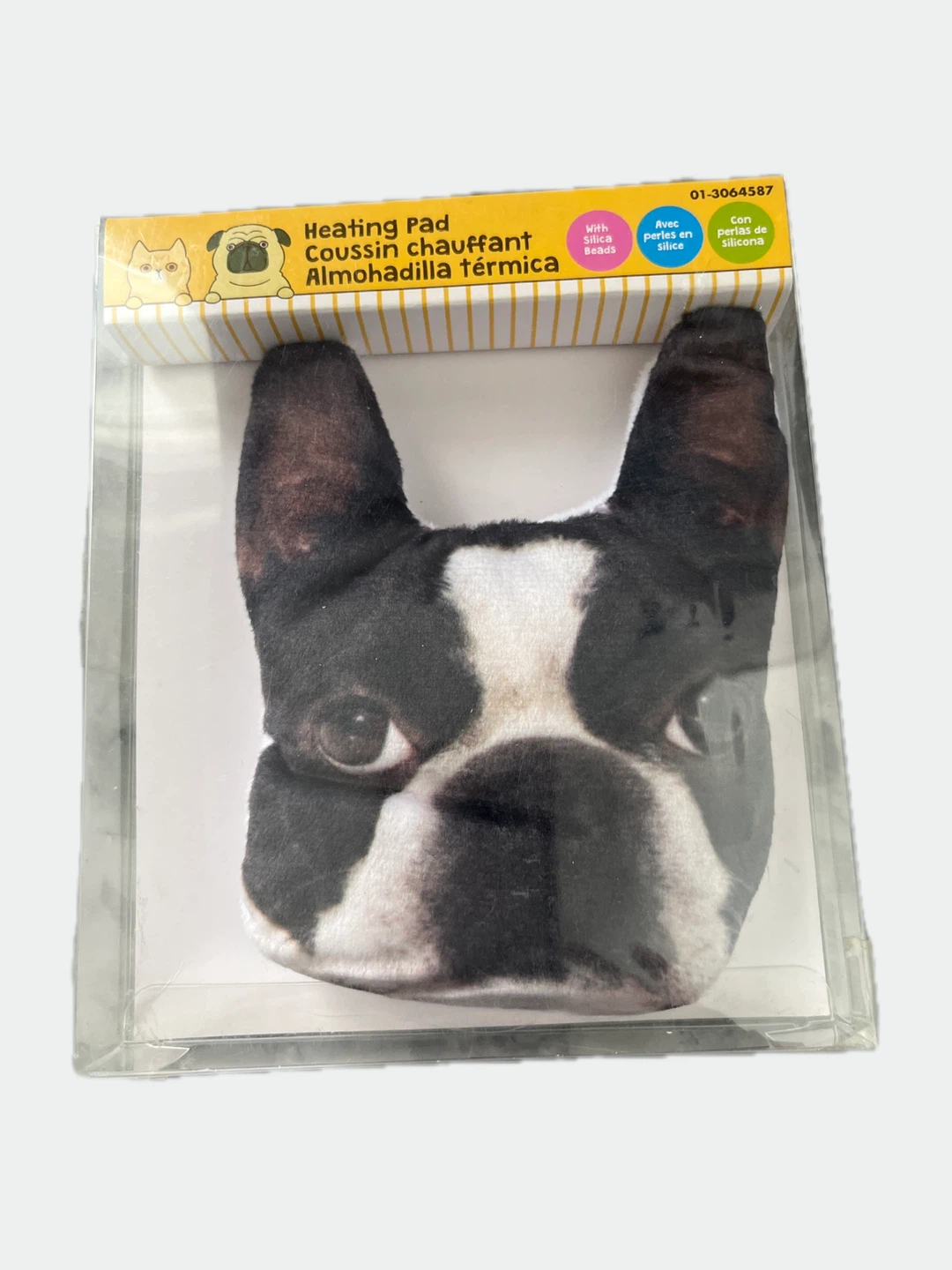 Dog Face Heating Pad with Silica Beads