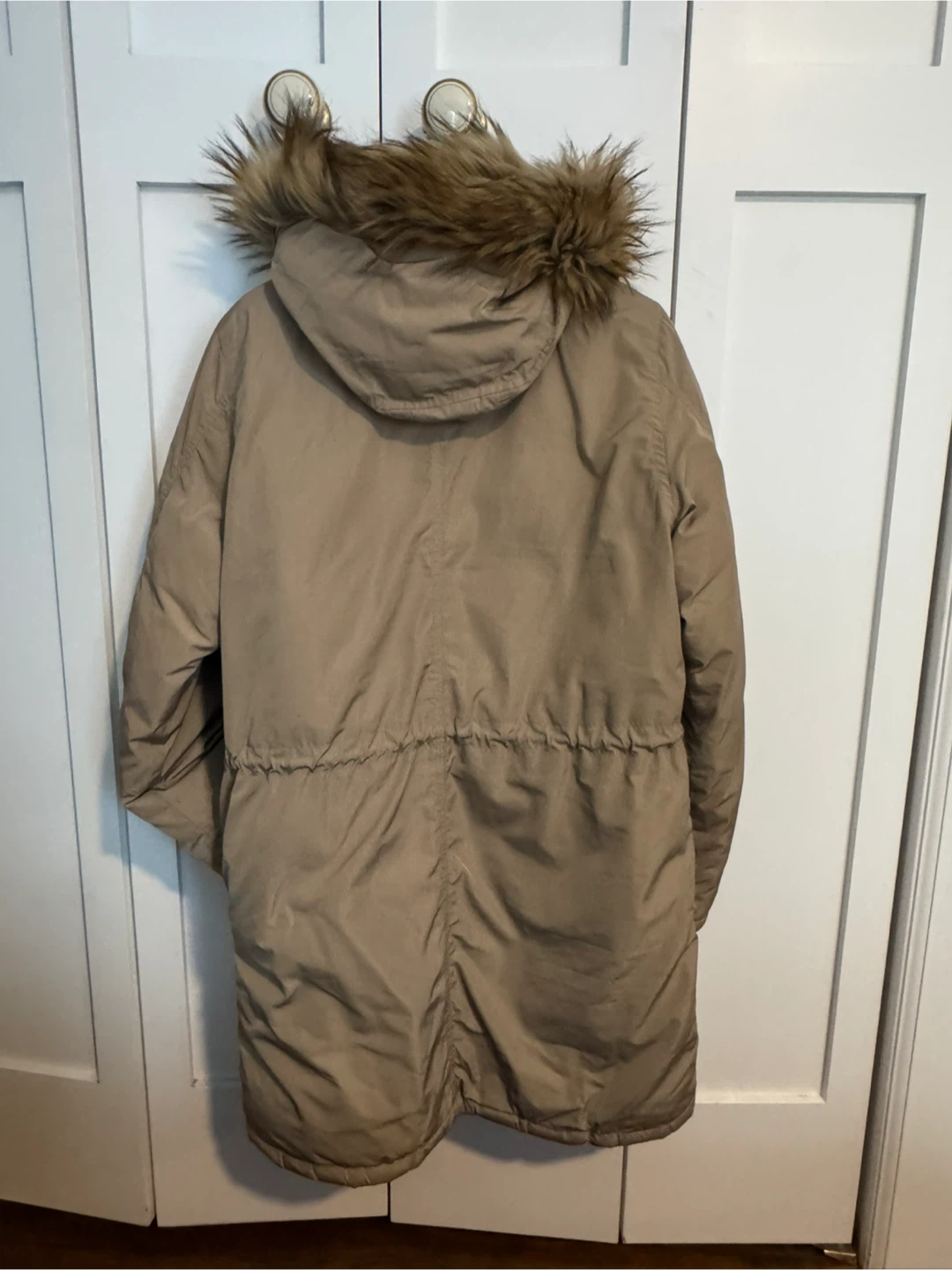 Diesel Men's Tan Parka Jacket Fur Hood - M - photo 4