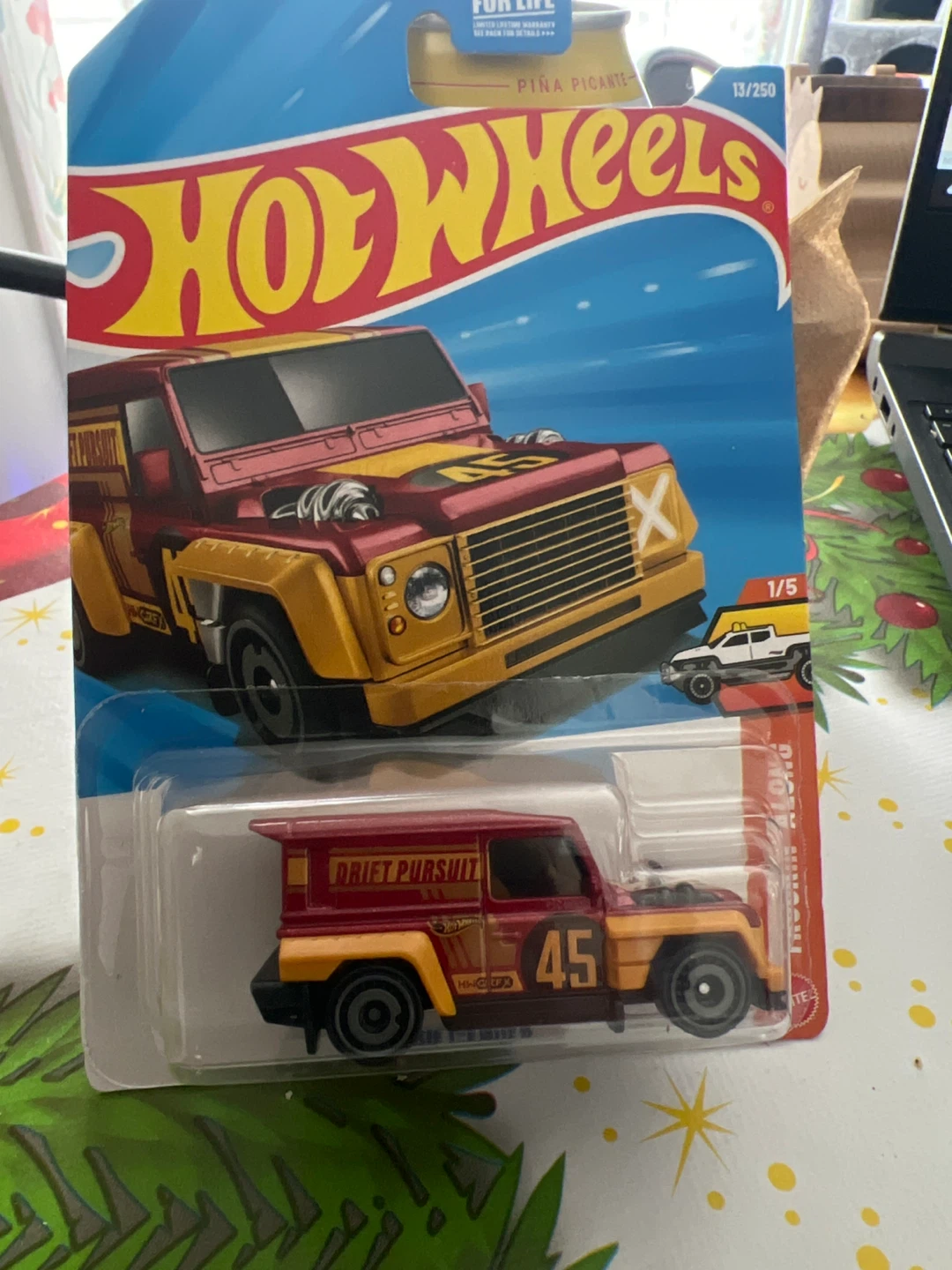Hot Wheels 2022 "Pina Picante" Drift Pursuit 45 Die-Cast Toy Car