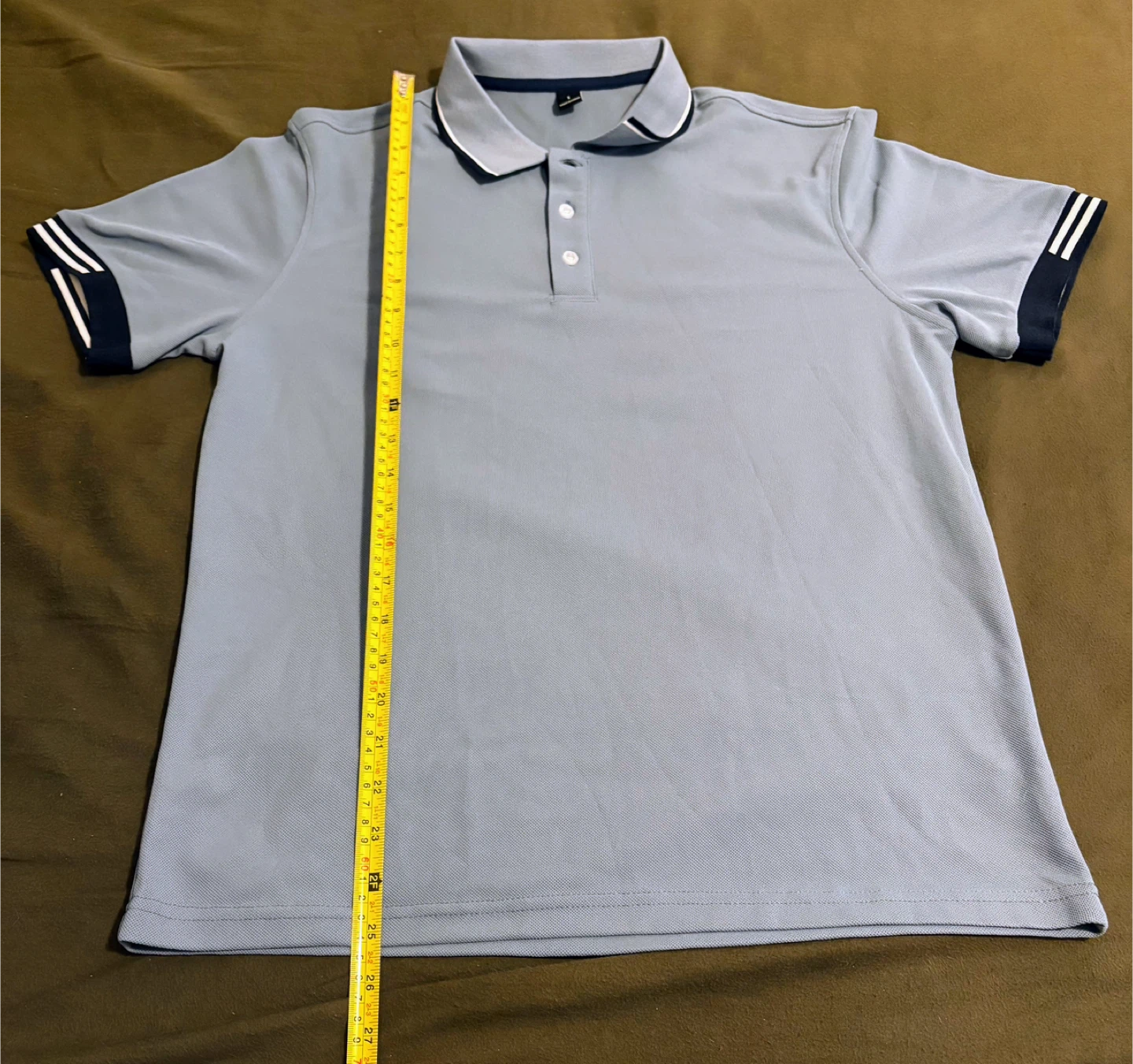 Manfinity Light Blue Polo Shirt - Size S