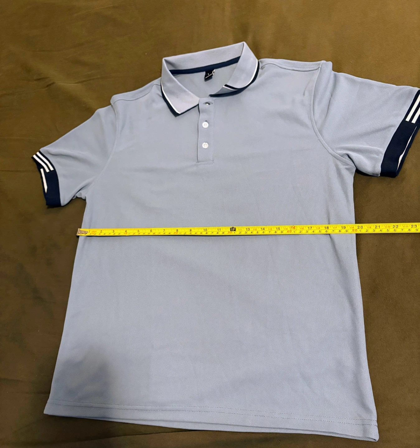 Manfinity Light Blue Polo Shirt - Size S - photo 2