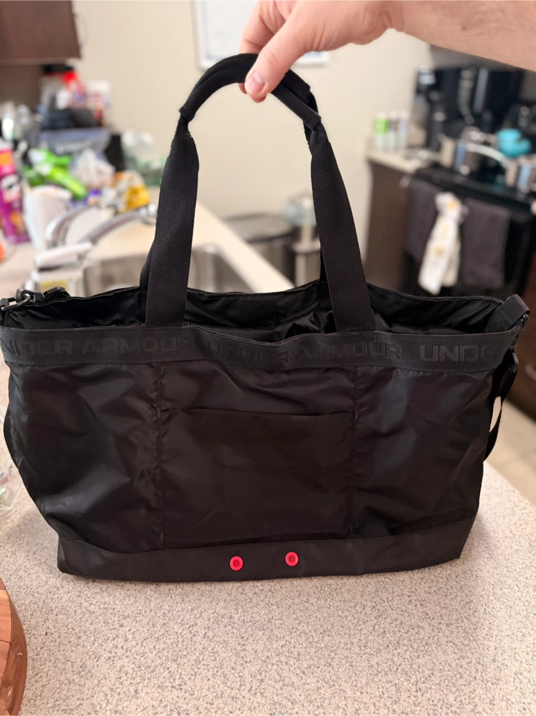 Under Armour Sports Duffle Bag — Like New, Shoe Compartment