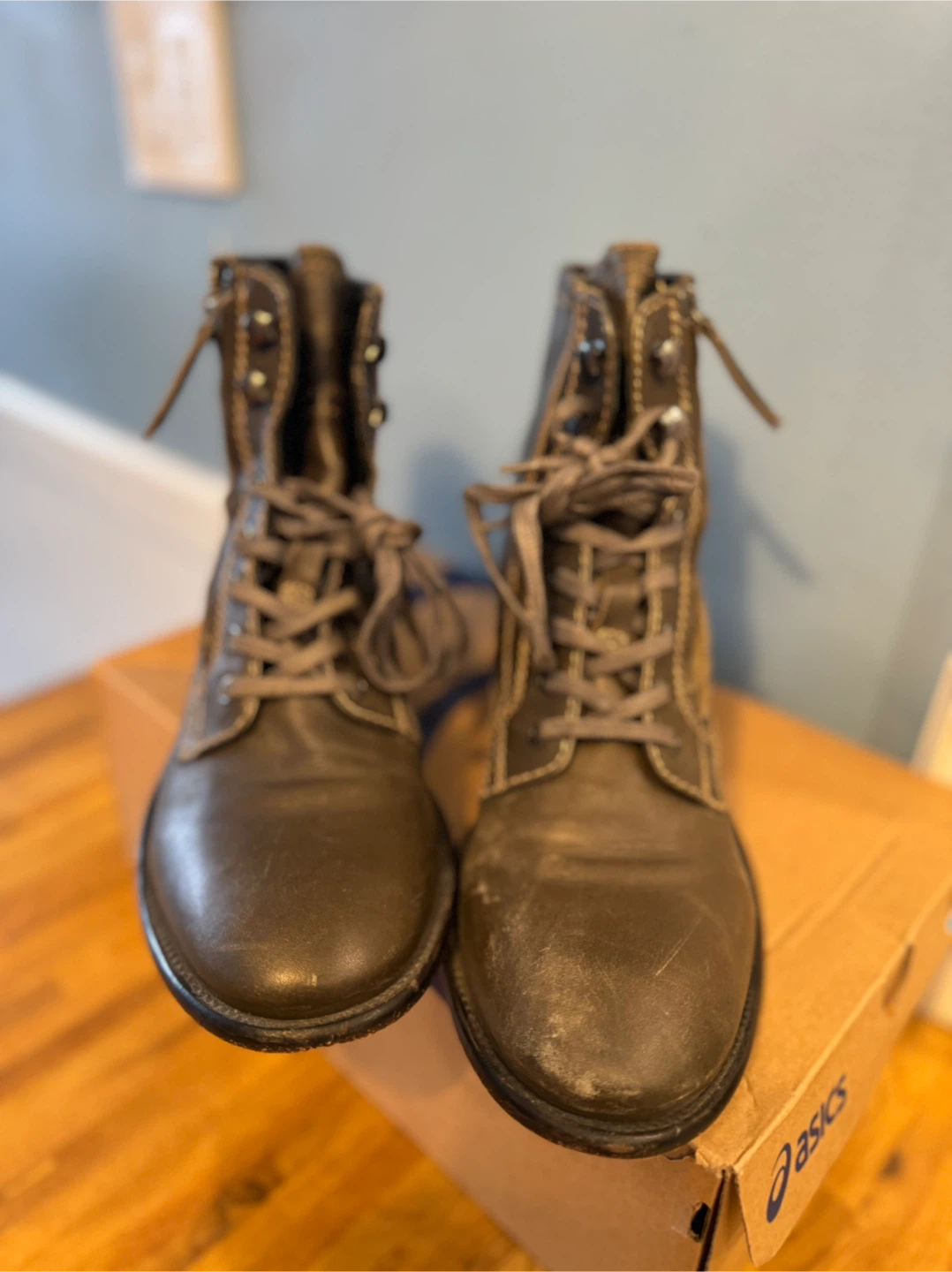 Diesel Men's Leather Lace-Up Boots