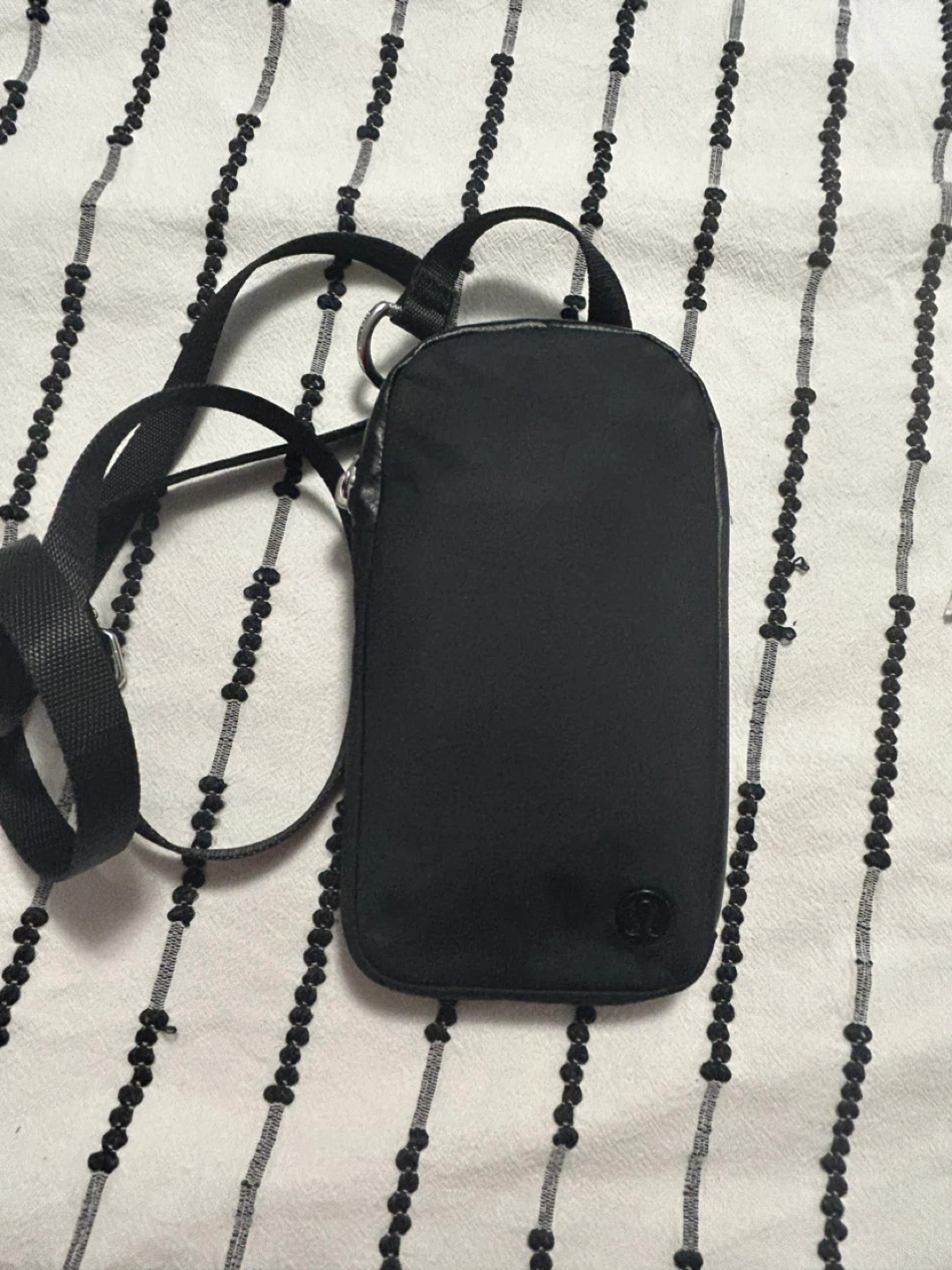 Lululemon Black Crossbody Phone Bag