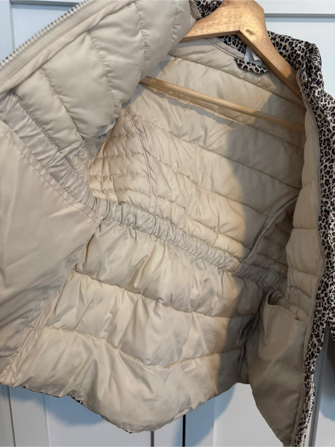Puffer Jacket - Leopard GAP kids size Small - photo 2