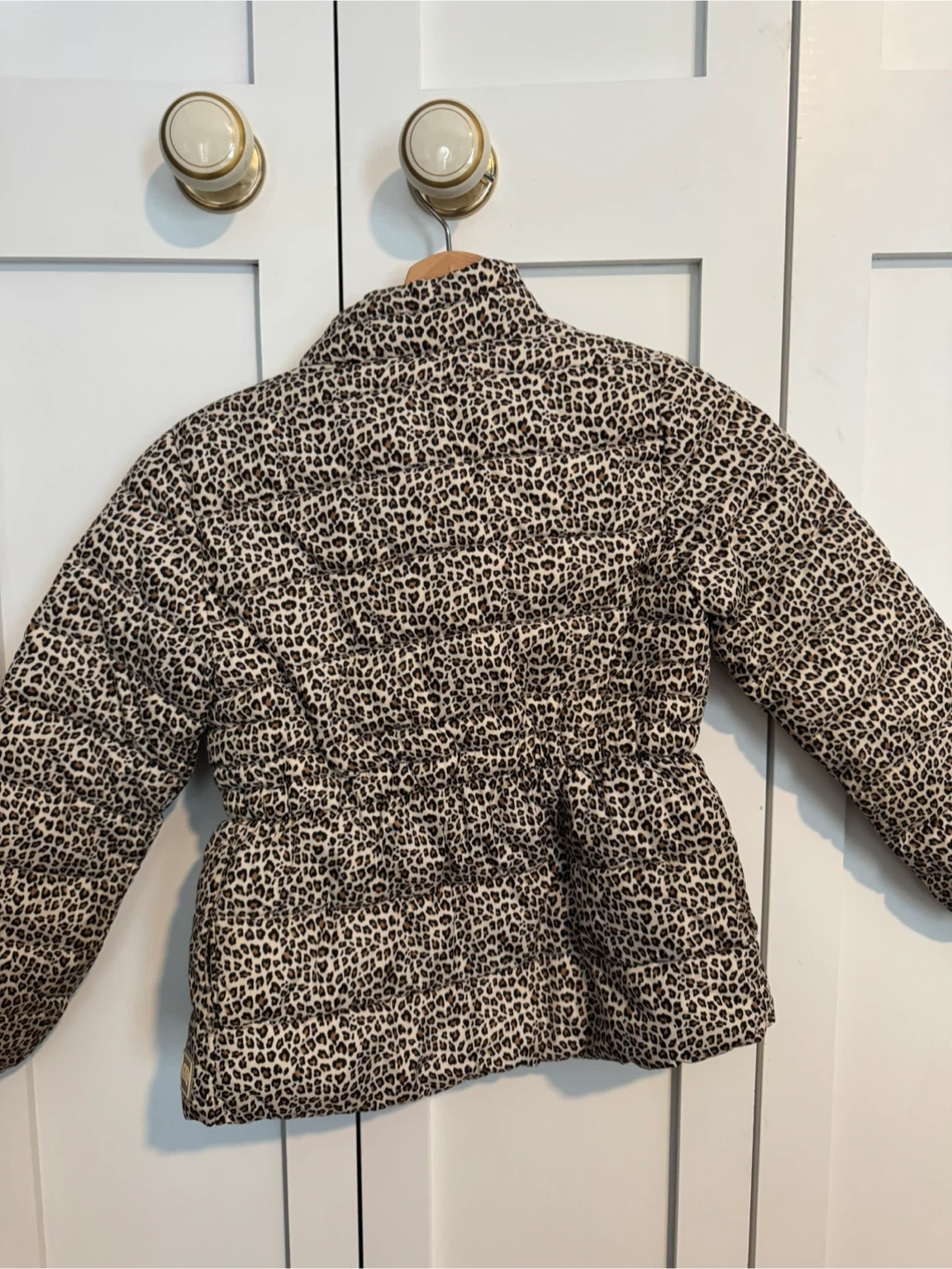 Puffer Jacket - Leopard GAP kids size Small - photo 3