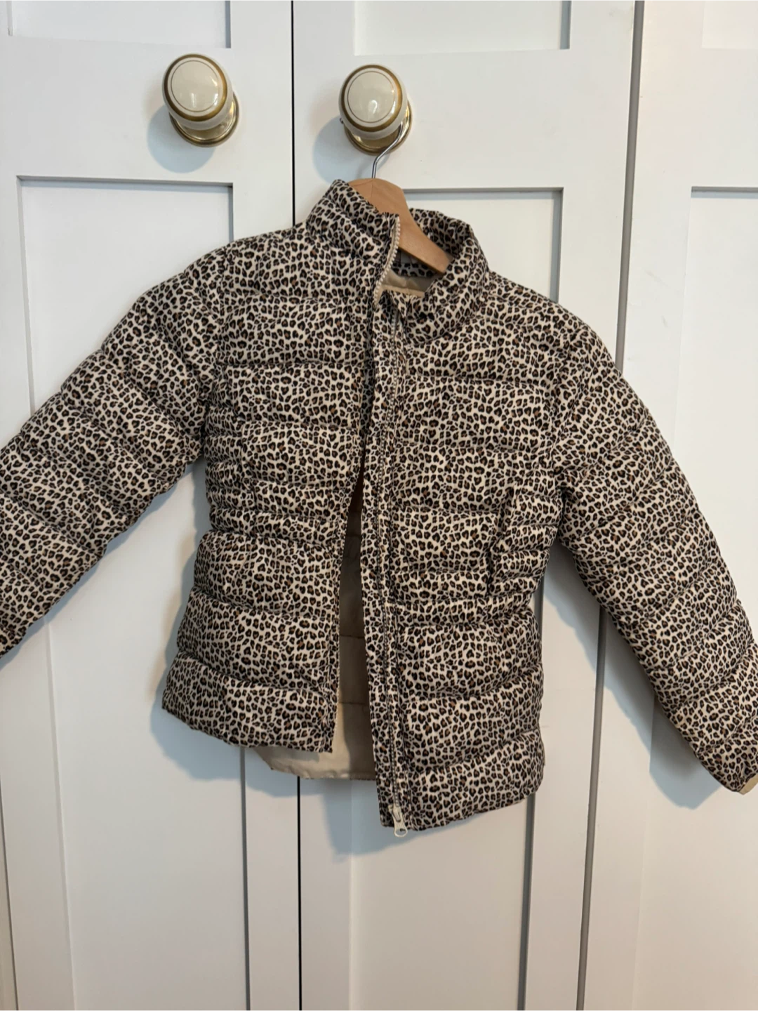 Puffer Jacket - Leopard GAP kids size Small