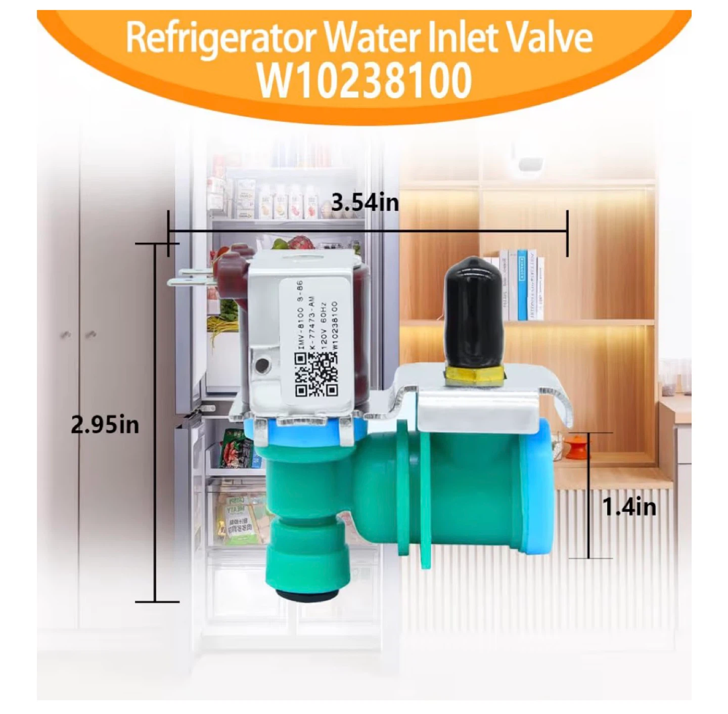 Refrigerator Water Inlet Valve W10238100